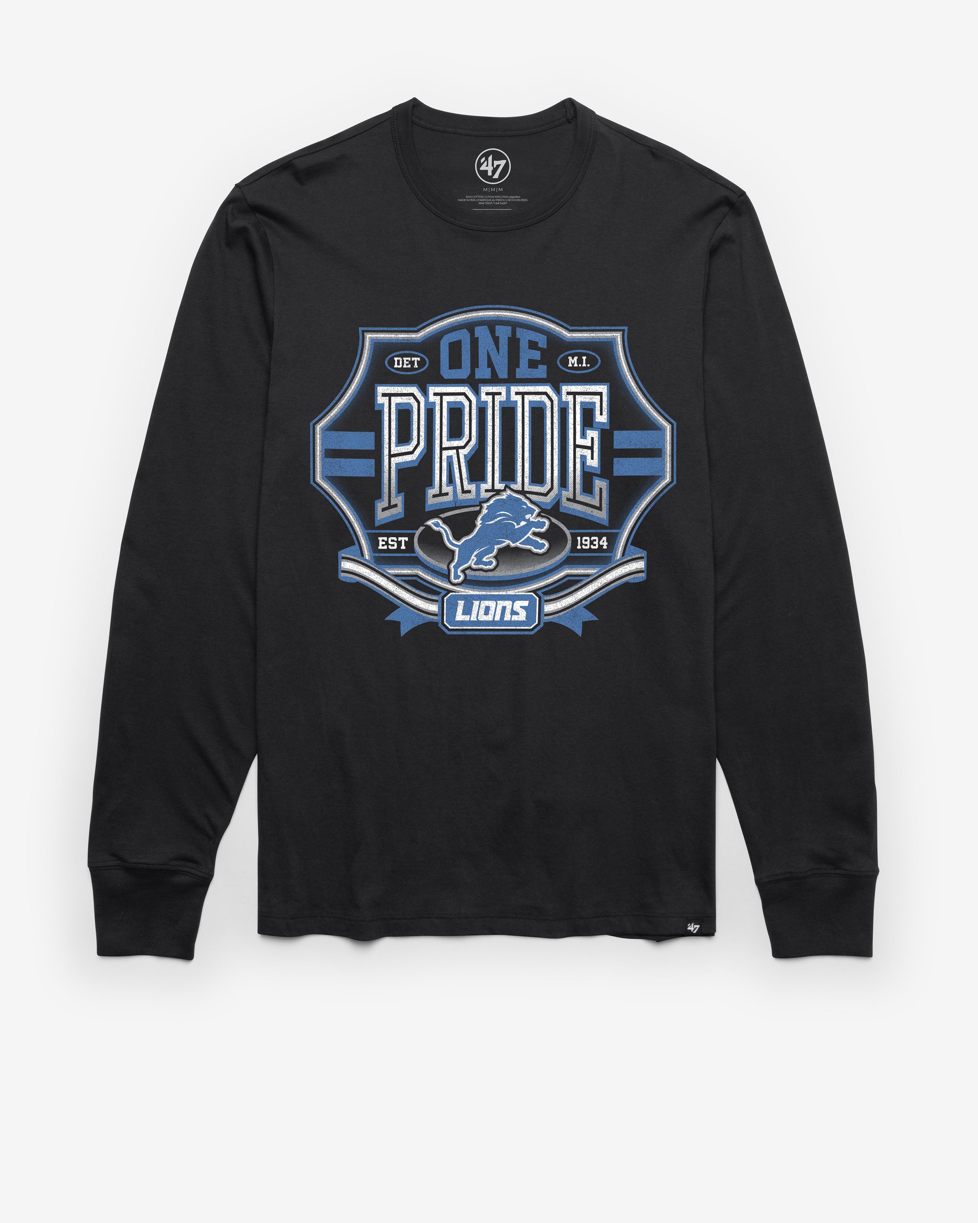 DETROIT LIONS REGIONAL '47 FRANKLIN LONG SLEEVE TEE