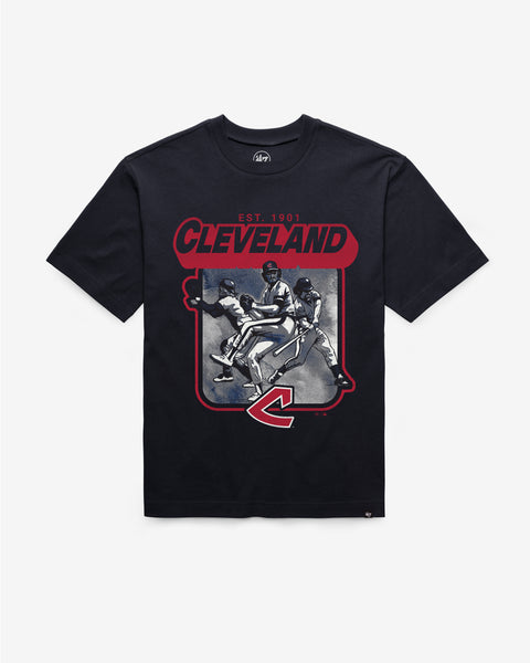 CLEVELAND GUARDIANS COOPERSTOWN INFIELD FLY '47 FOUNDATION TEE