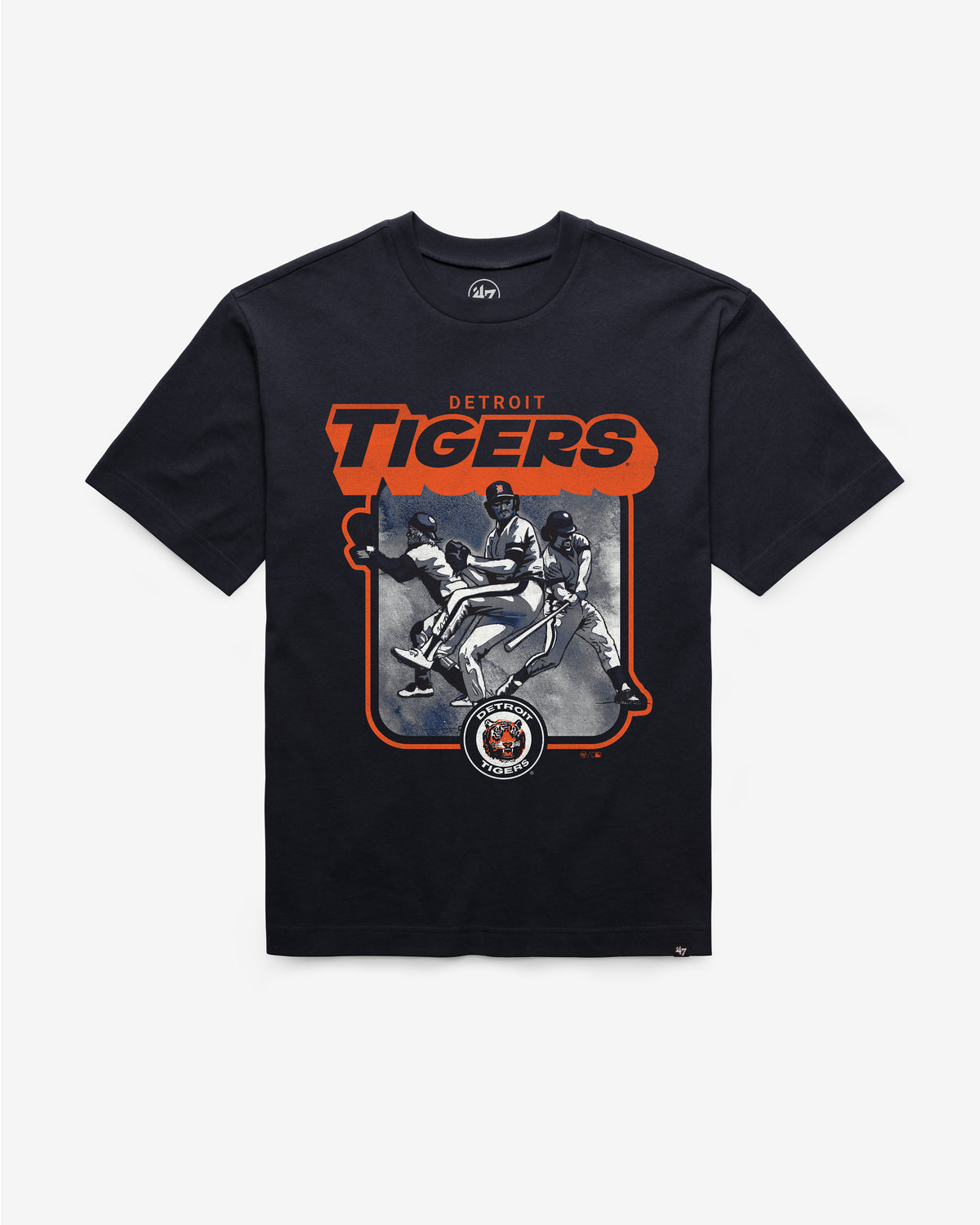 DETROIT TIGERS COOPERSTOWN INFIELD FLY '47 FOUNDATION TEE