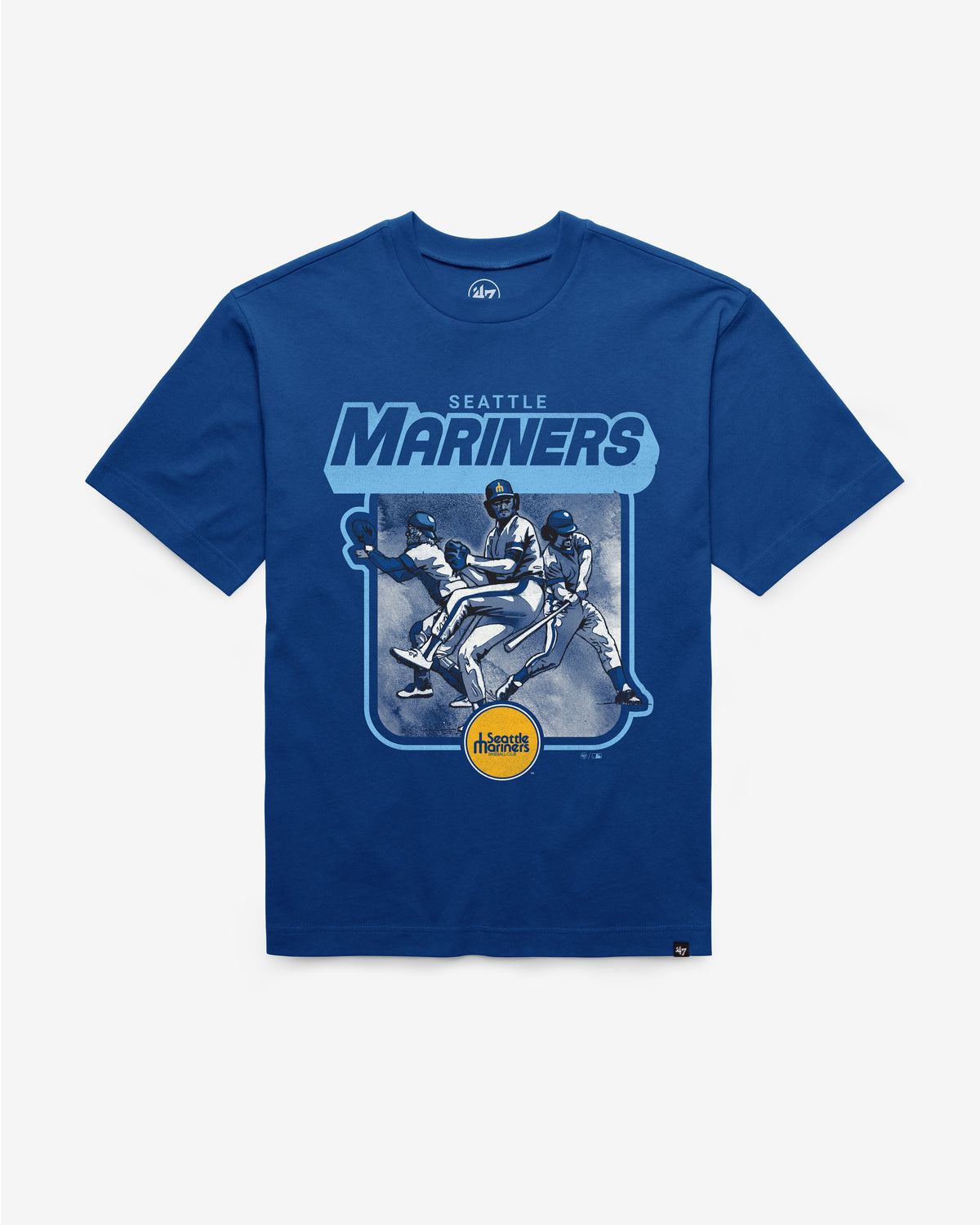 SEATTLE MARINERS COOPERSTOWN INFIELD FLY '47 FOUNDATION TEE
