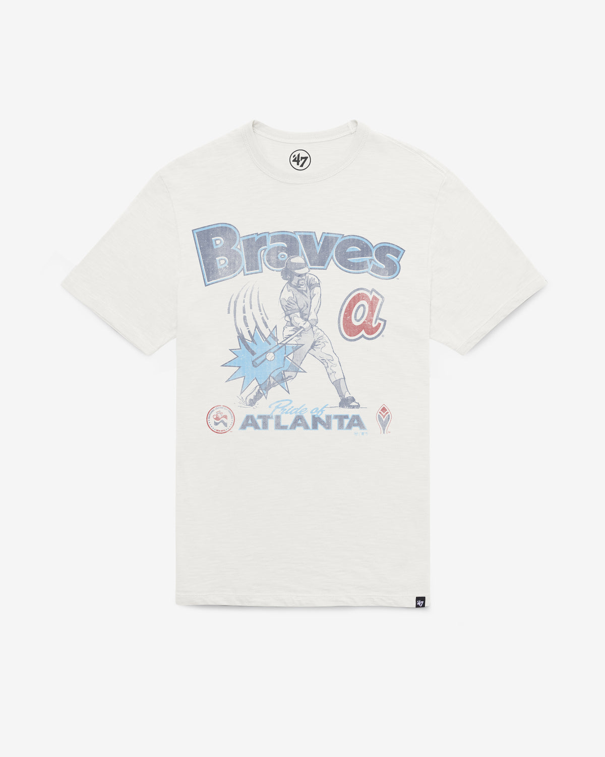 ATLANTA BRAVES COOPERSTOWN SWINGIN' '47 SCRUM TEE