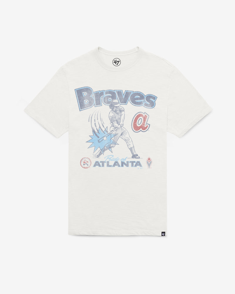 ATLANTA BRAVES COOPERSTOWN SWINGIN' '47 SCRUM TEE