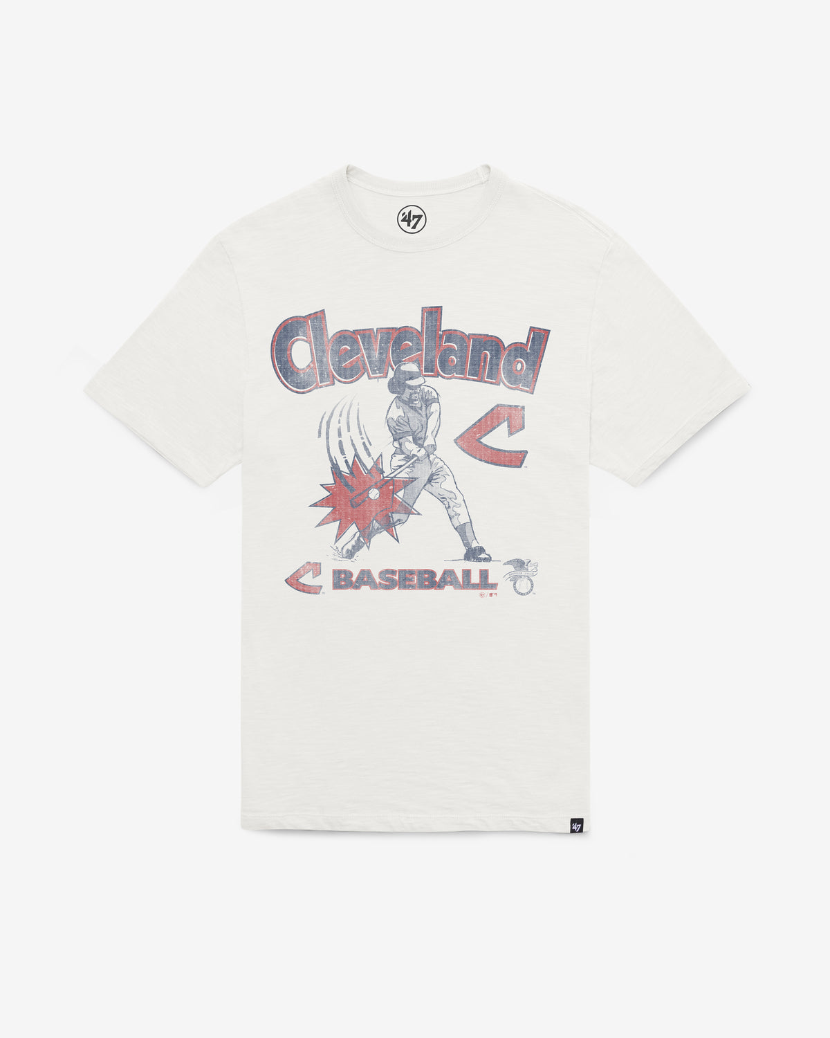 CLEVELAND GUARDIANS COOPERSTOWN SWINGIN' '47 SCRUM TEE