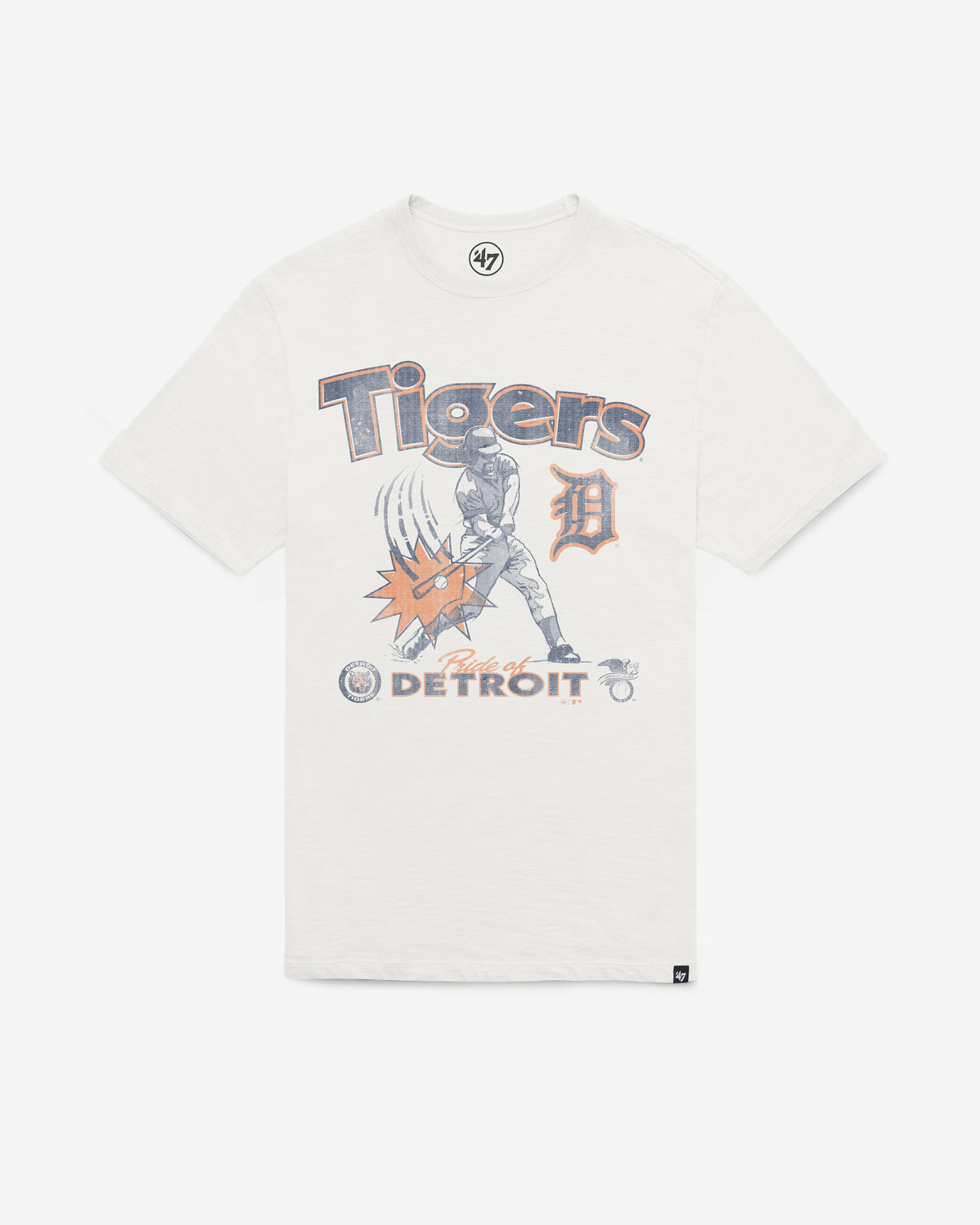 DETROIT TIGERS COOPERSTOWN SWINGIN' '47 SCRUM TEE
