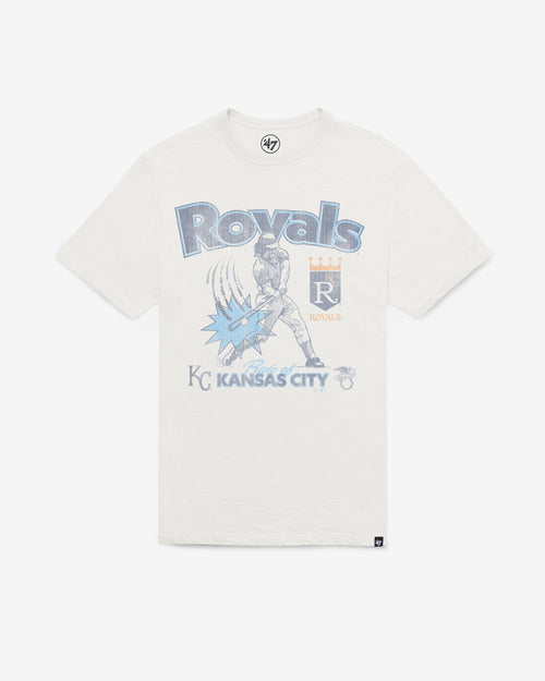 KANSAS CITY ROYALS COOPERSTOWN SWINGIN' '47 SCRUM TEE