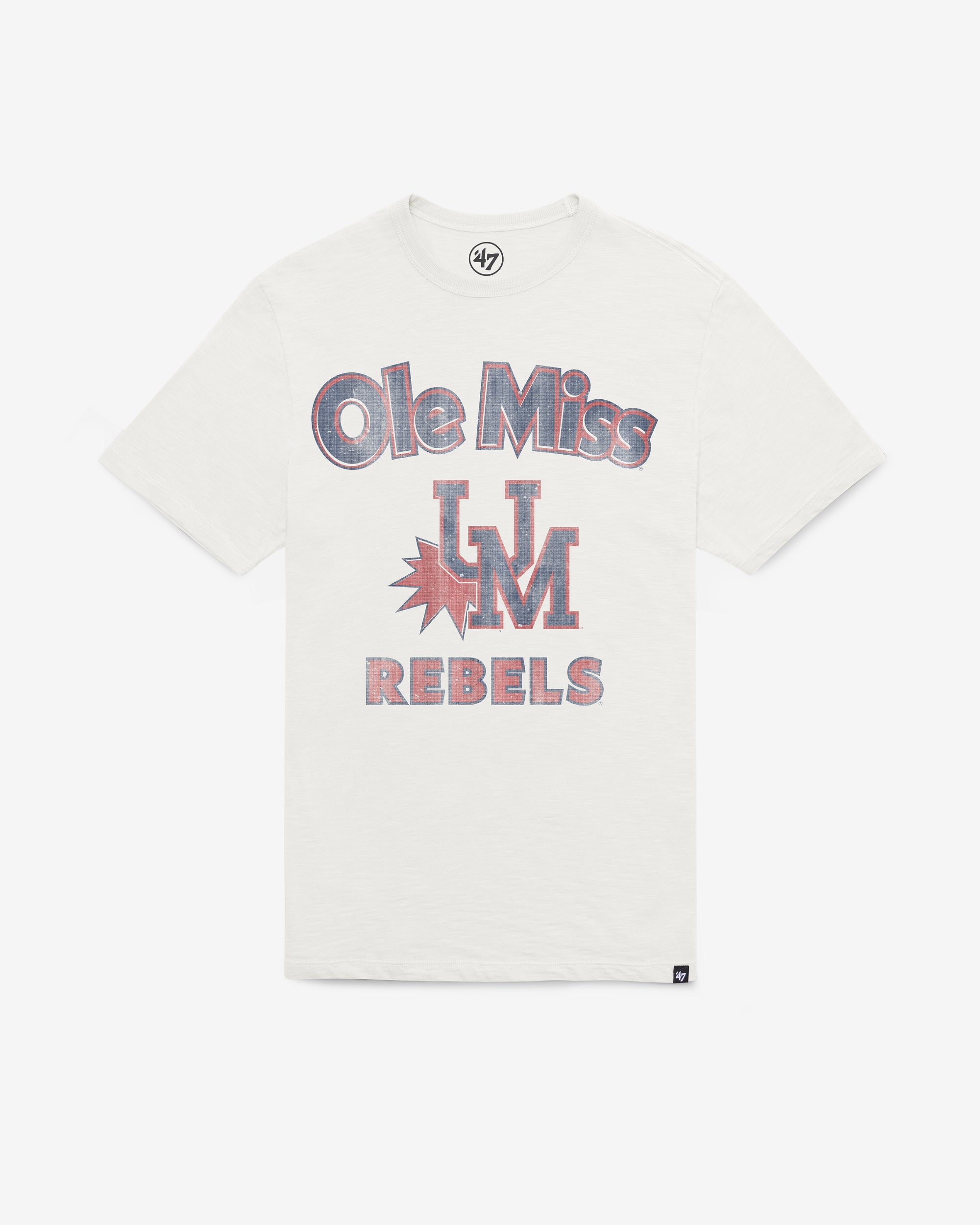 MISSISSIPPI REBELS VINTAGE SWINGIN' '47 SCRUM TEE