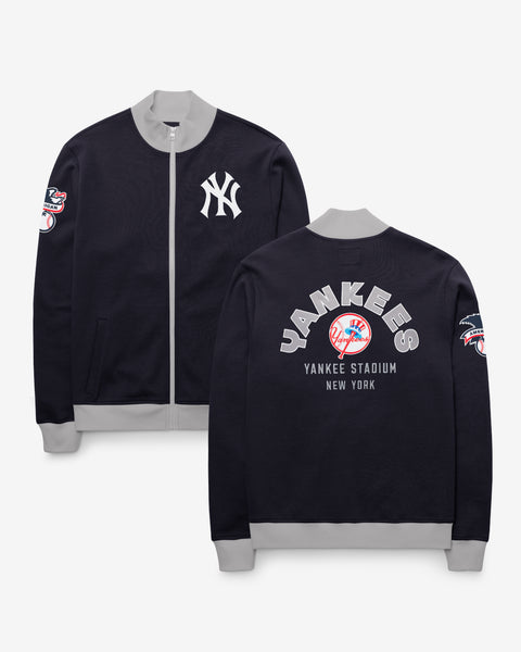 NEW YORK YANKEES COOPERSTOWN RELIEF PITCHER '47 PIQUE TRACK JACKET