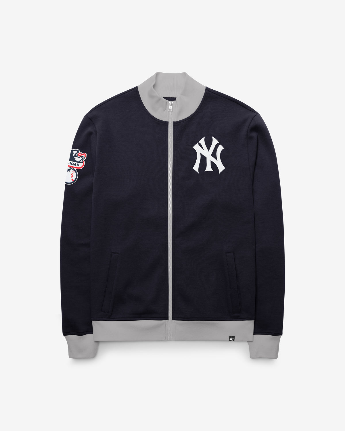 NEW YORK YANKEES COOPERSTOWN RELIEF PITCHER '47 PIQUE TRACK JACKET