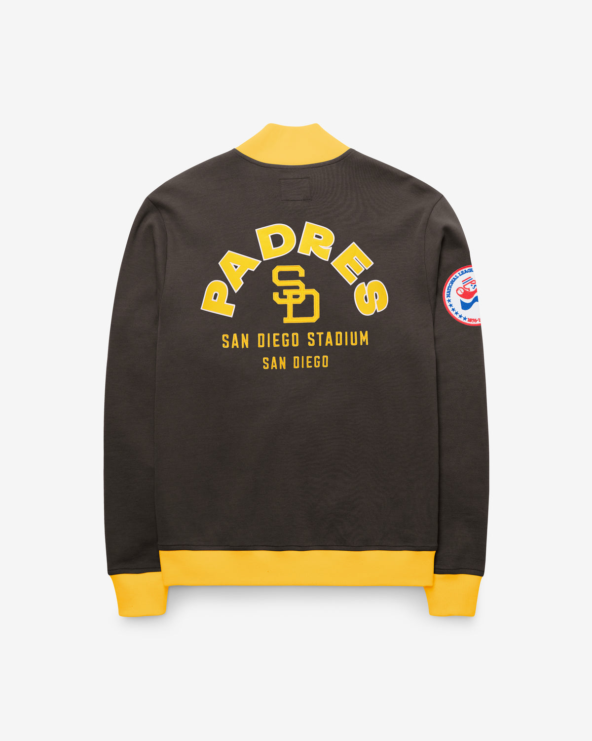 SAN DIEGO PADRES COOPERSTOWN RELIEF PITCHER '47 PIQUE TRACK JACKET