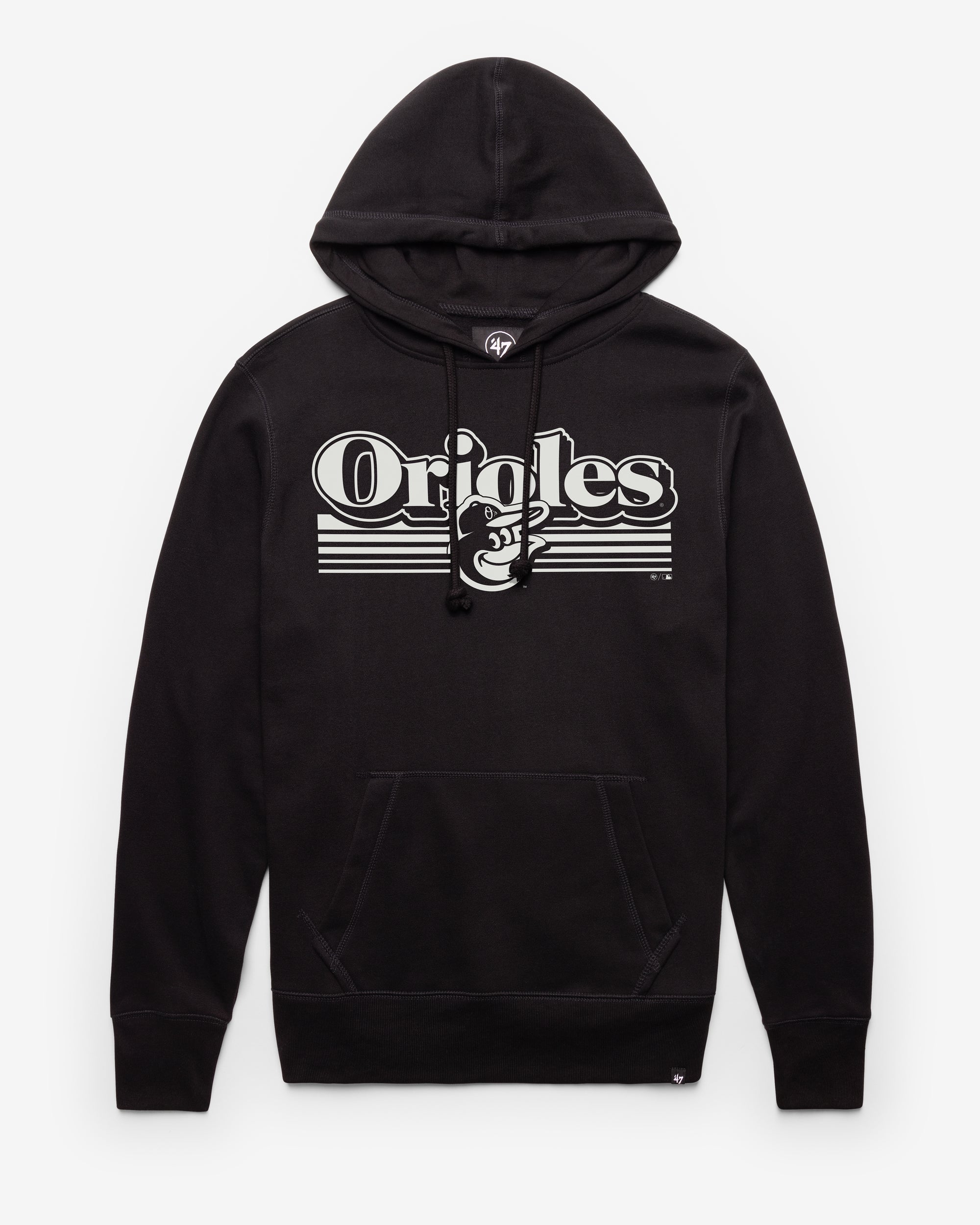 BALTIMORE ORIOLES SCRIPT FADE '47 HEADLINE HOOD