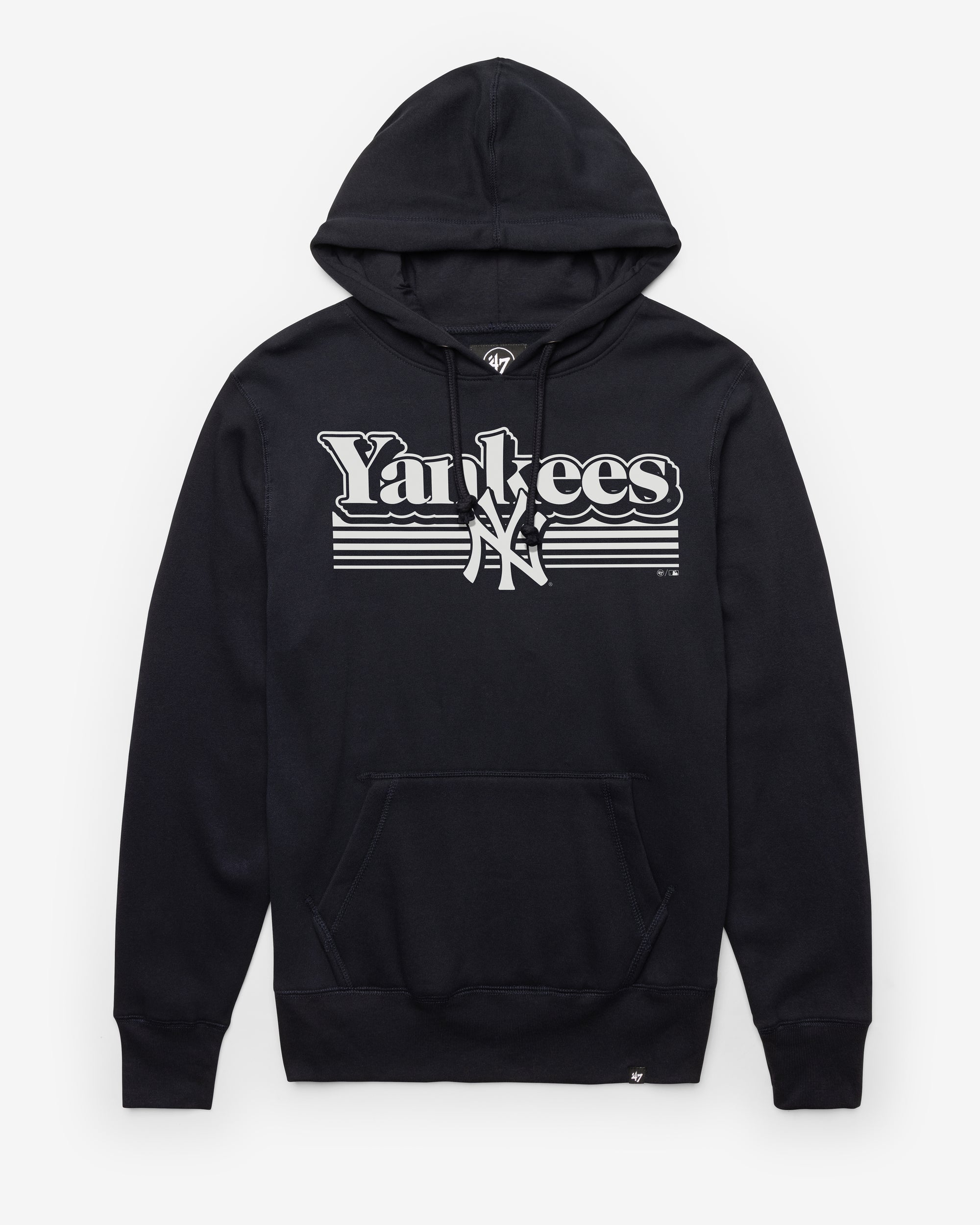 NEW YORK YANKEES SCRIPT FADE '47 HEADLINE HOOD