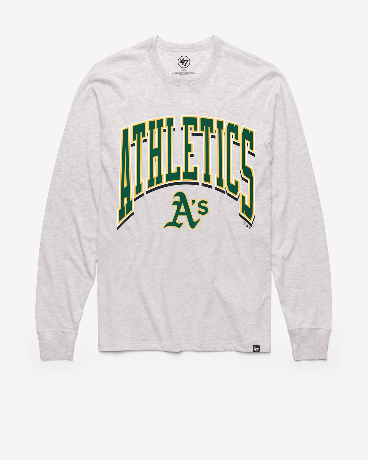 ATHLETICS BASEBALL WALK TALL '47 FRANKLIN LONG SLEEVE TEE