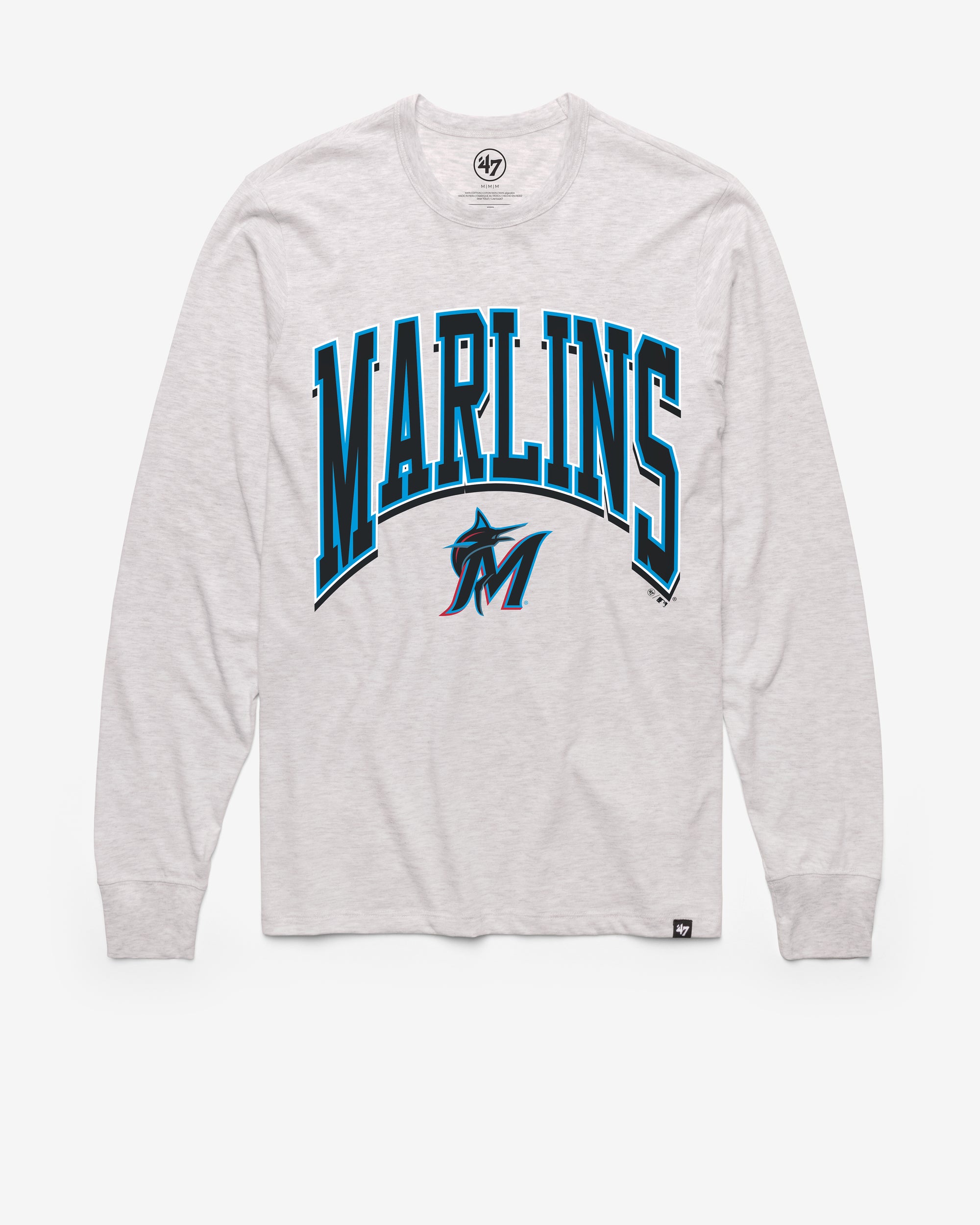 MIAMI MARLINS WALK TALL '47 FRANKLIN LONG SLEEVE TEE