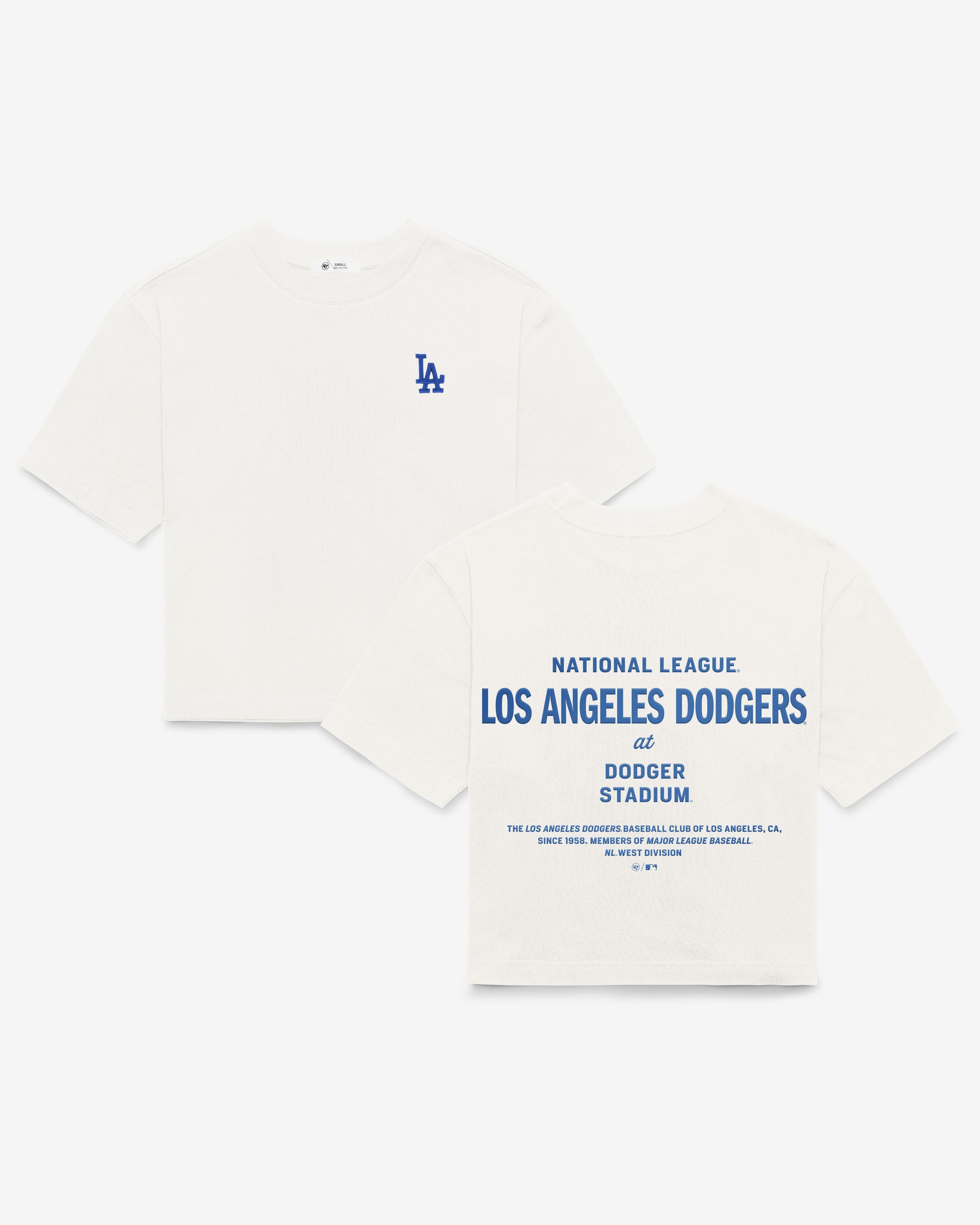 LOS ANGELES DODGERS LEON '47 FOUNDATION CITY TEE WOMENS