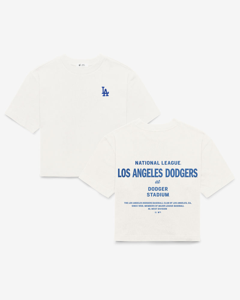 LOS ANGELES DODGERS LEON '47 FOUNDATION CITY TEE WOMENS
