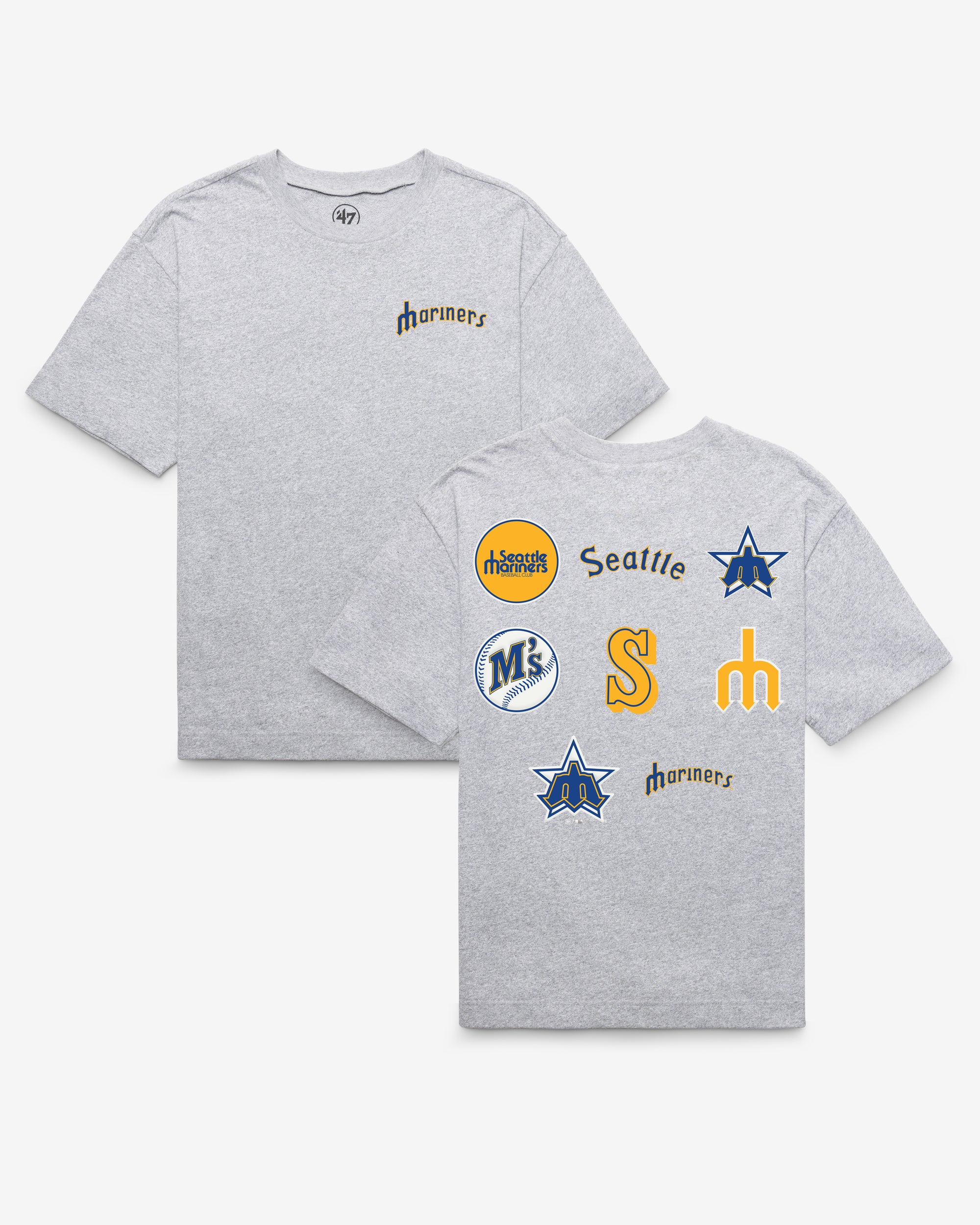 SEATTLE MARINERS COOPERSTOWN HISTORY LOCK '47 FOUNDATION TEE