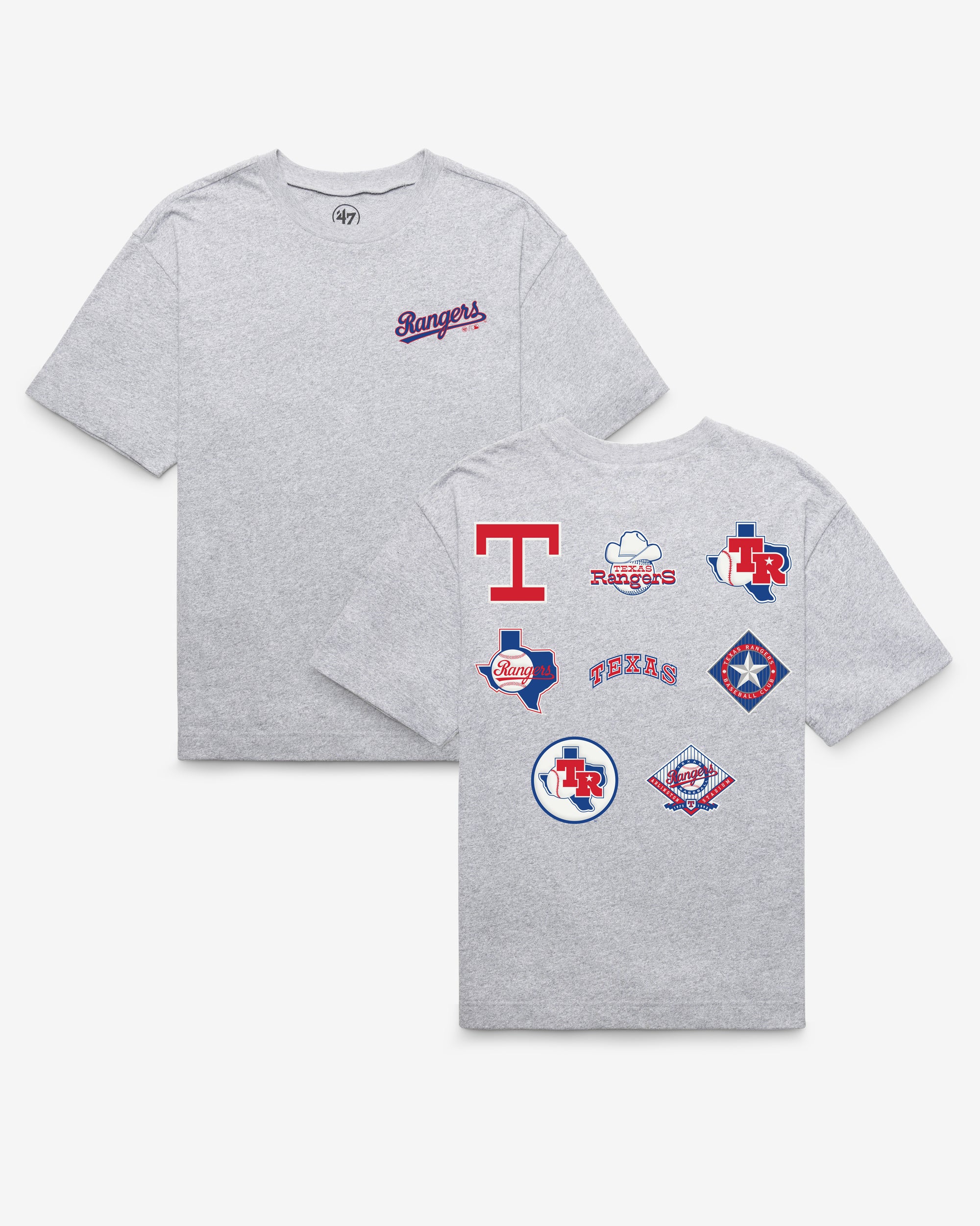 TEXAS RANGERS COOPERSTOWN HISTORY LOCK '47 FOUNDATION TEE