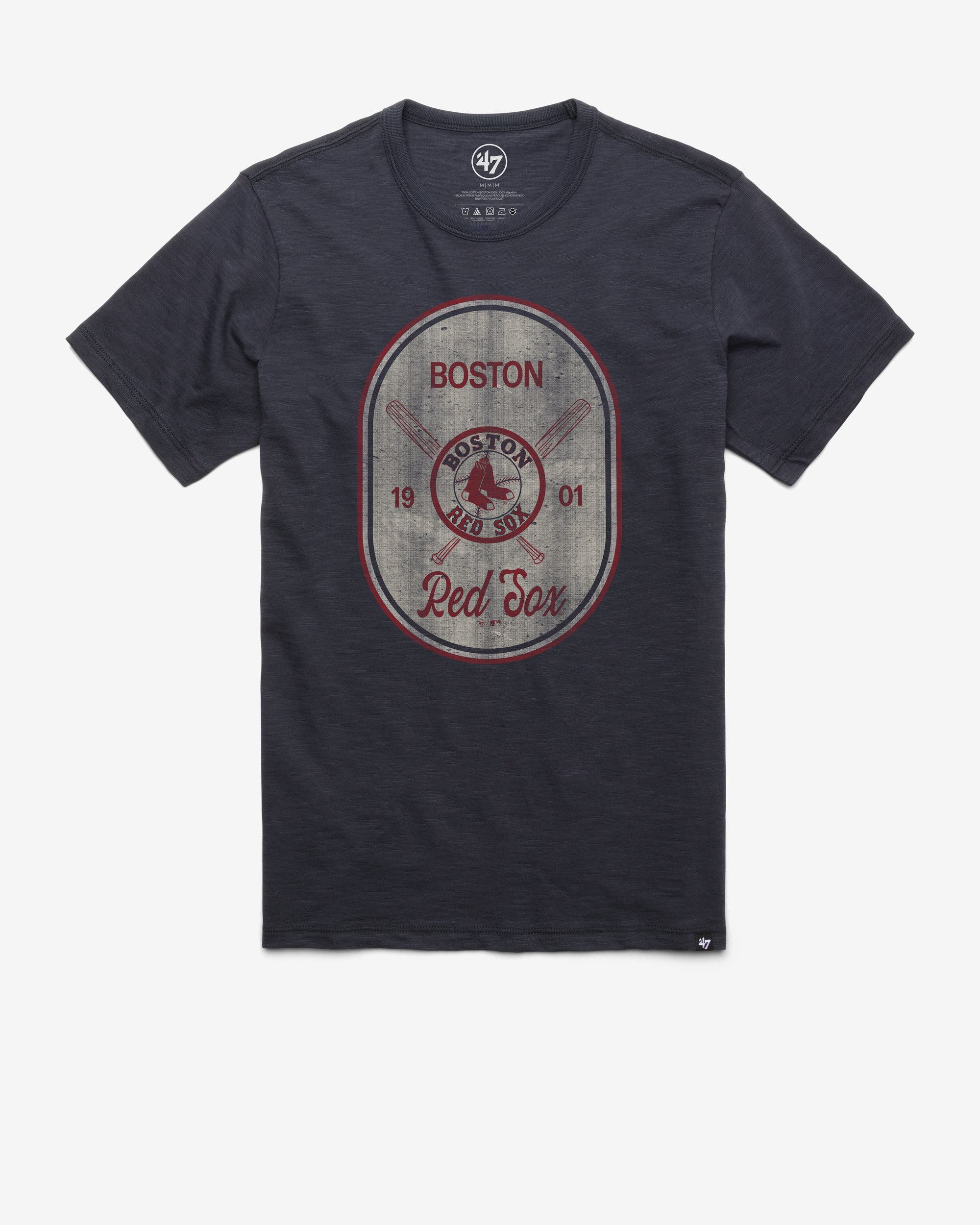 BOSTON RED SOX COOPERSTOWN CROSS PATCH '47 SCRUM TEE