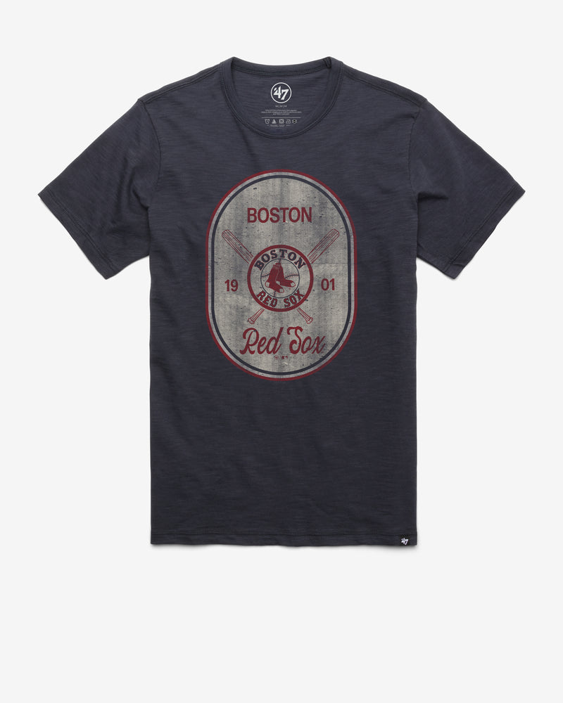 BOSTON RED SOX COOPERSTOWN CROSS PATCH '47 SCRUM TEE