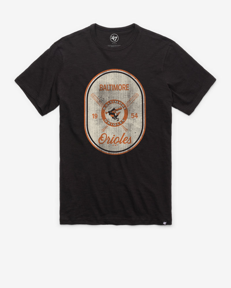BALTIMORE ORIOLES COOPERSTOWN CROSS PATCH '47 SCRUM TEE