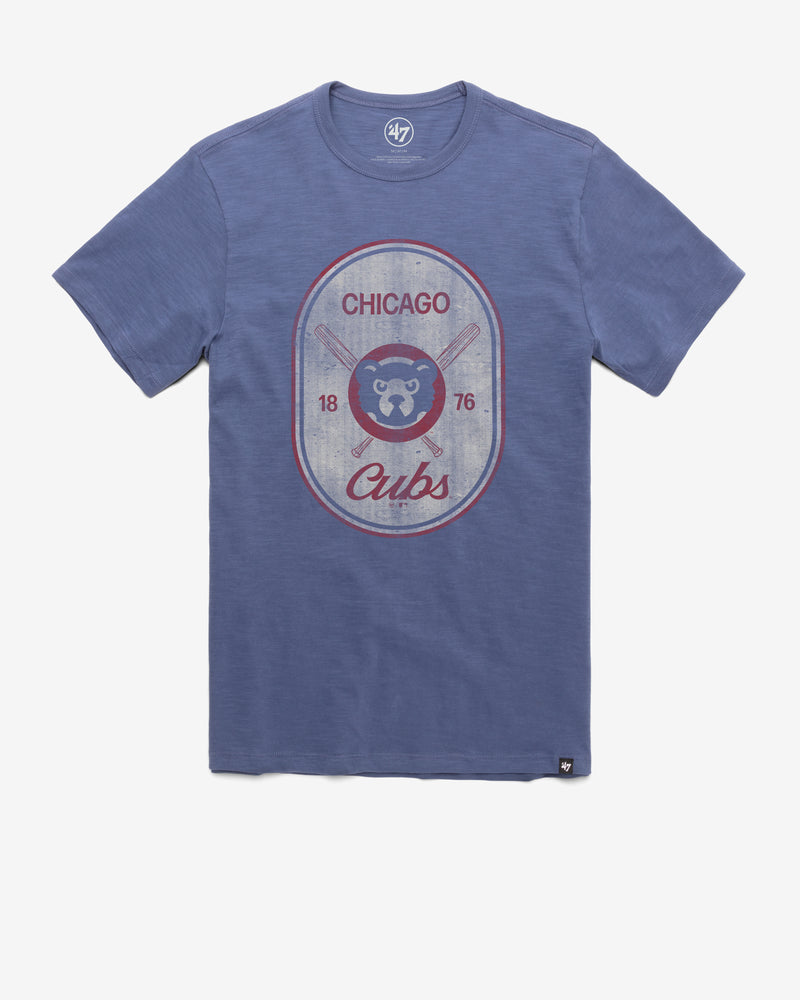 CHICAGO CUBS COOPERSTOWN CROSS PATCH '47 SCRUM TEE