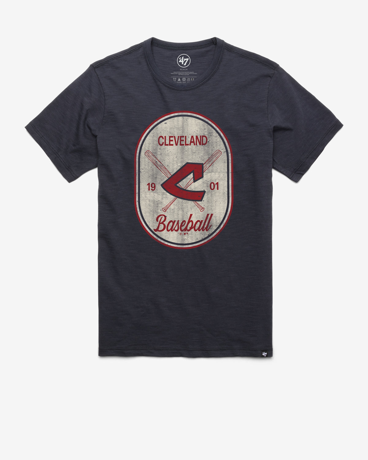 CLEVELAND GUARDIANS COOPERSTOWN CROSS PATCH '47 SCRUM TEE