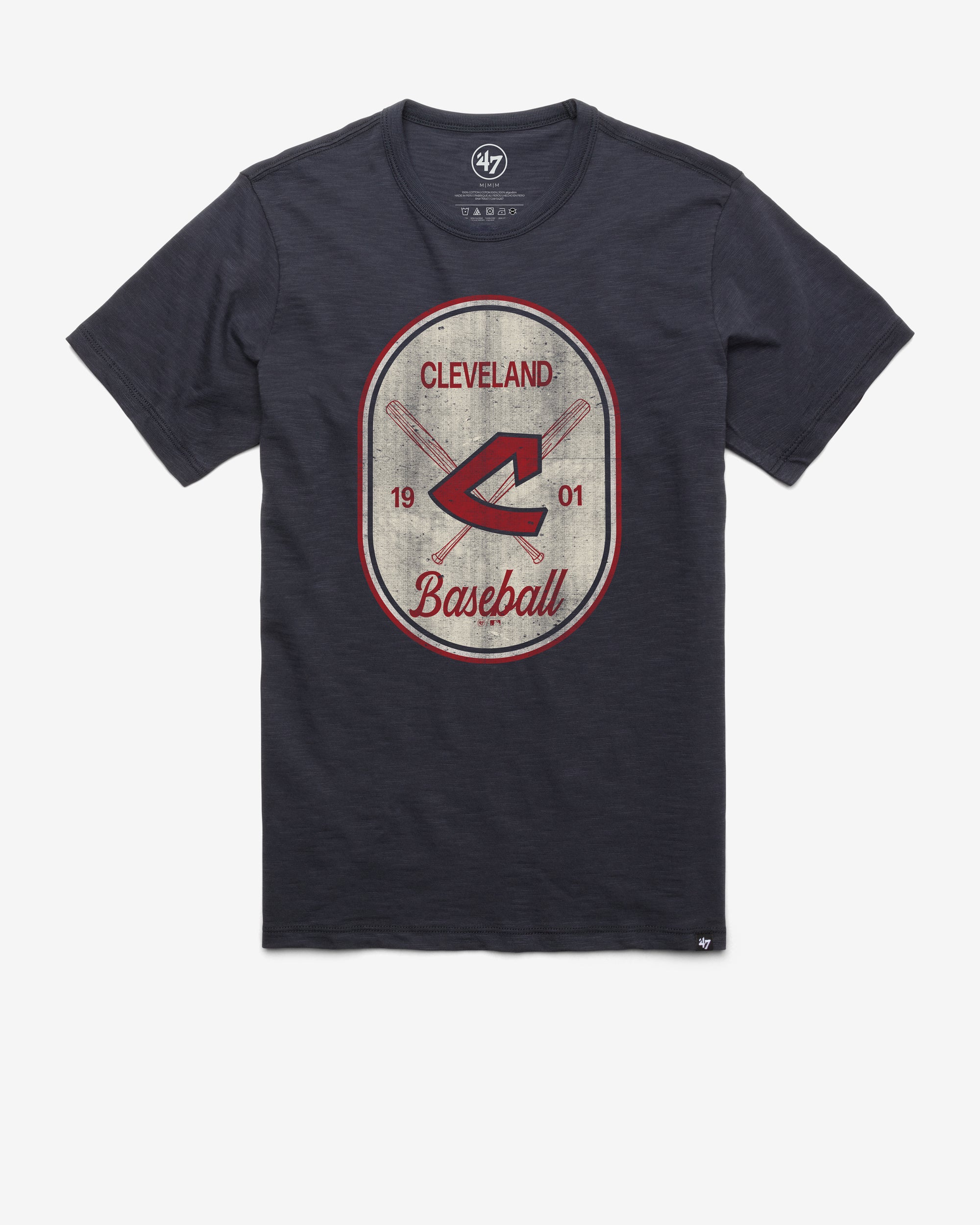 CLEVELAND GUARDIANS COOPERSTOWN CROSS PATCH '47 SCRUM TEE