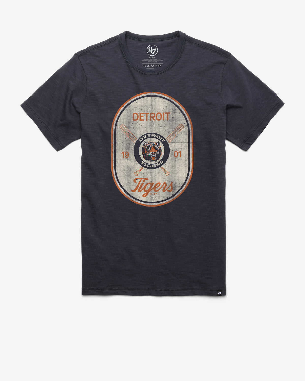 DETROIT TIGERS COOPERSTOWN CROSS PATCH '47 SCRUM TEE