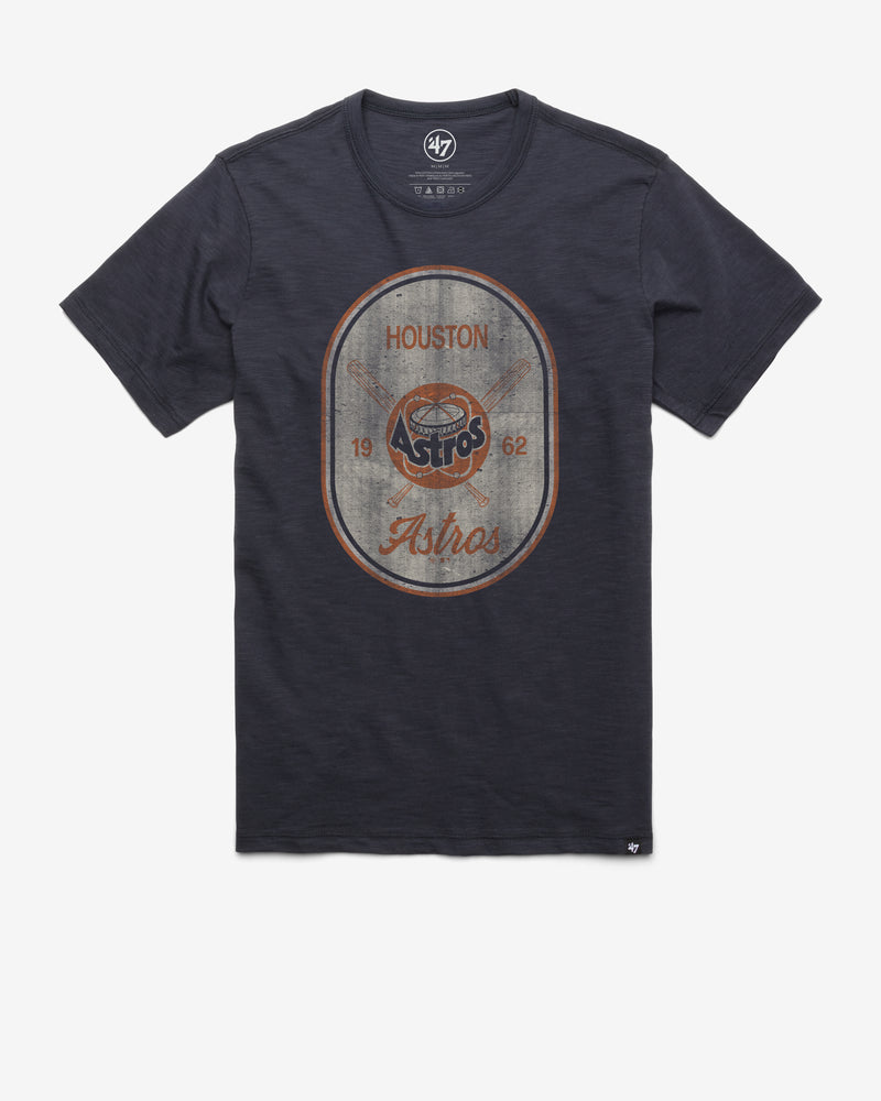 HOUSTON ASTROS COOPERSTOWN CROSS PATCH '47 SCRUM TEE