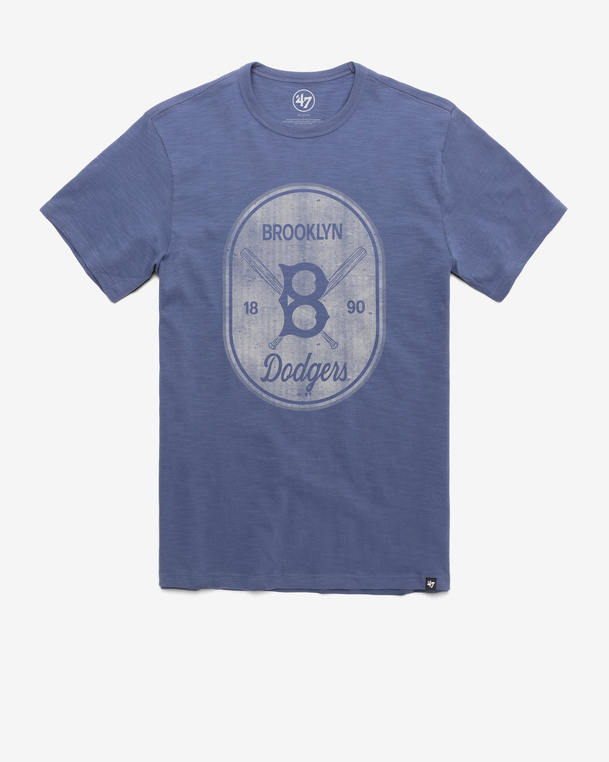 LOS ANGELES DODGERS COOPERSTOWN CROSS PATCH '47 SCRUM TEE