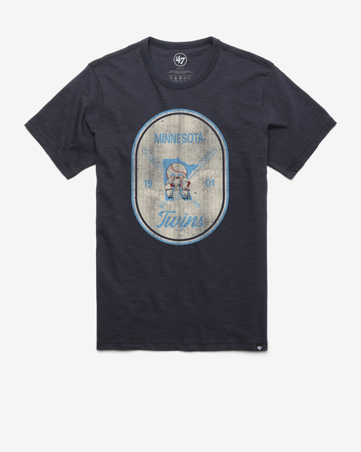 MINNESOTA TWINS COOPERSTOWN CROSS PATCH '47 SCRUM TEE