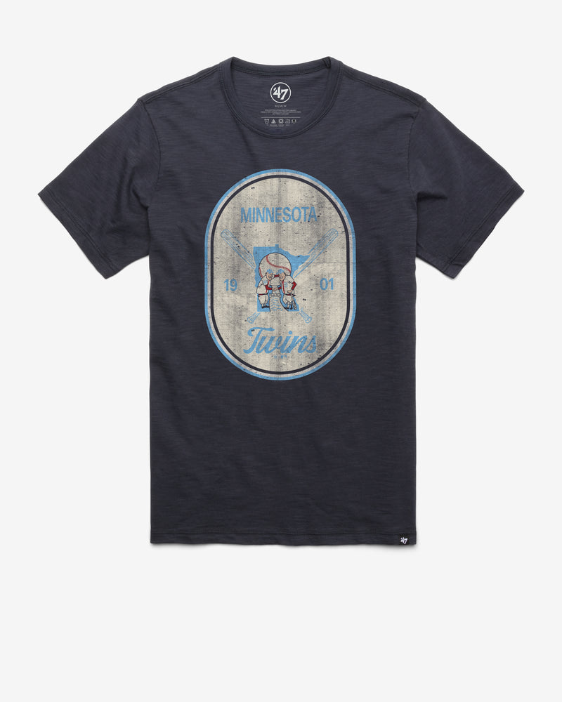 MINNESOTA TWINS COOPERSTOWN CROSS PATCH '47 SCRUM TEE
