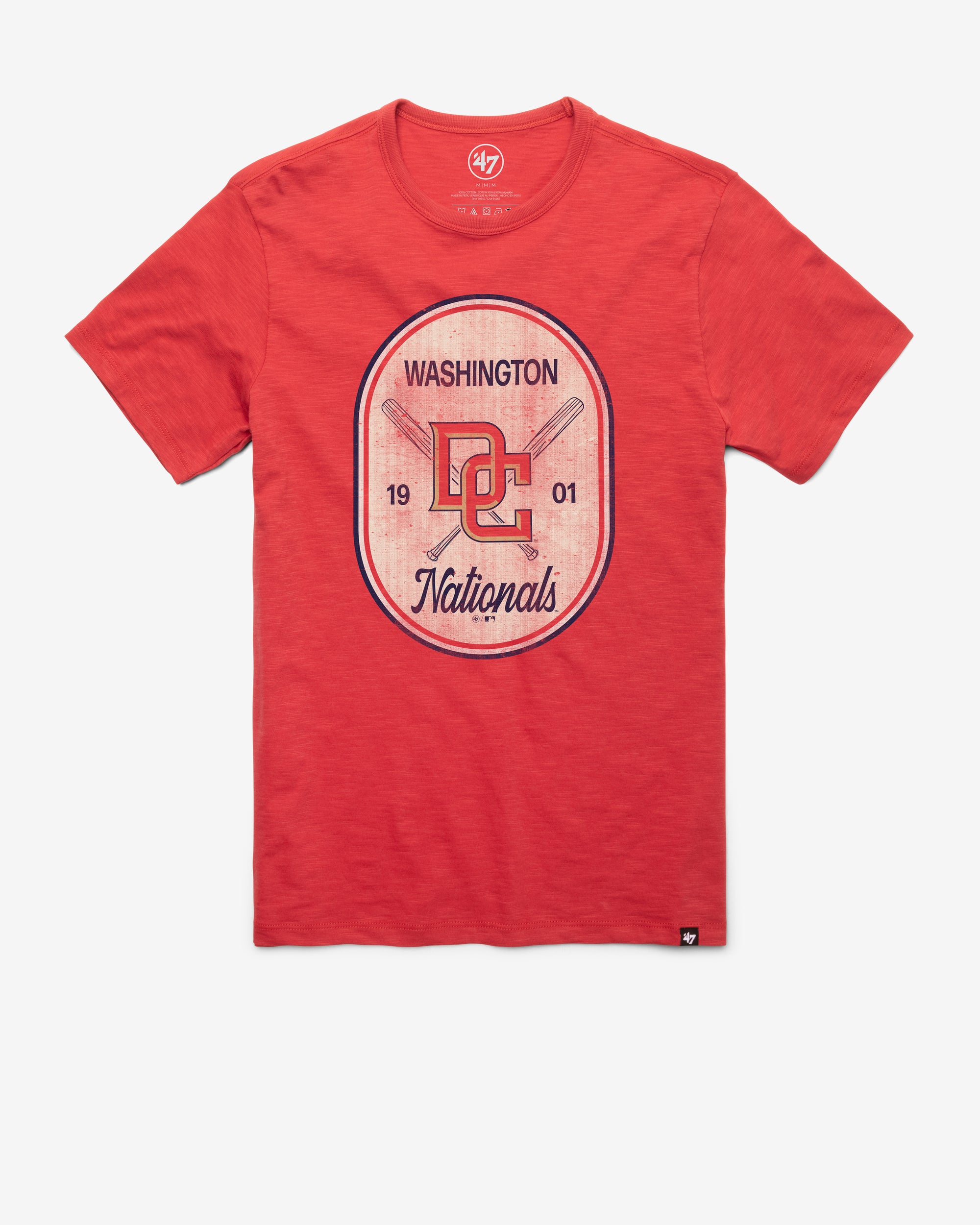 WASHINGTON NATIONALS COOPERSTOWN CROSS PATCH '47 SCRUM TEE