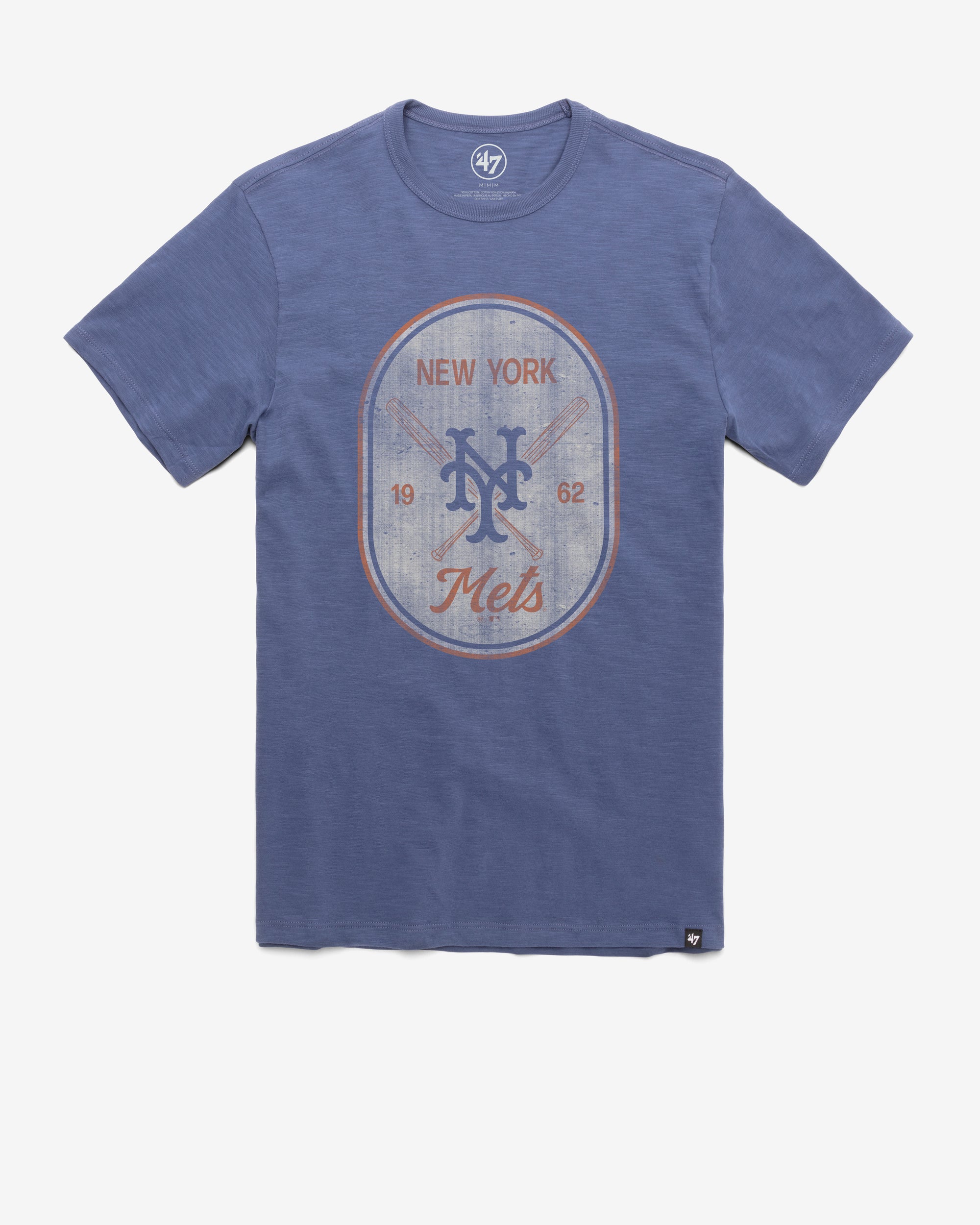 NEW YORK METS COOPERSTOWN CROSS PATCH '47 SCRUM TEE