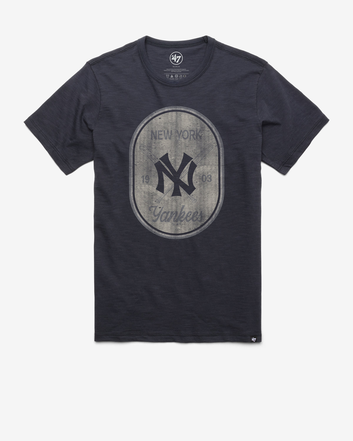 NEW YORK YANKEES COOPERSTOWN CROSS PATCH '47 SCRUM TEE