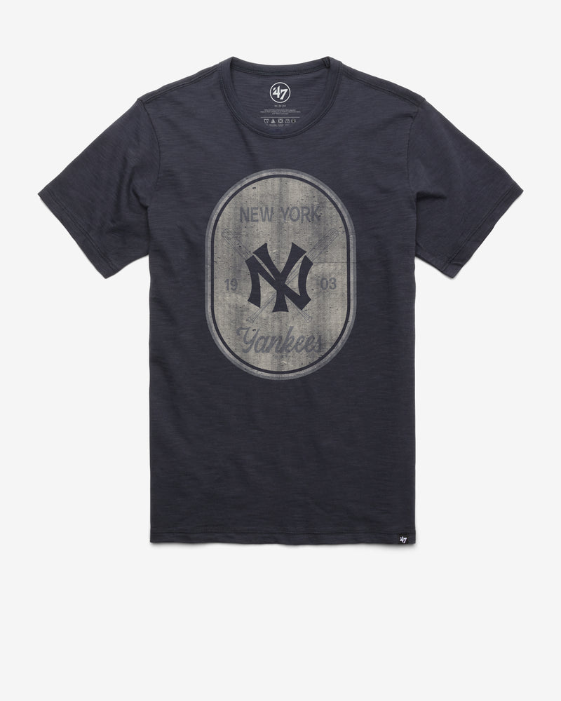 NEW YORK YANKEES COOPERSTOWN CROSS PATCH '47 SCRUM TEE