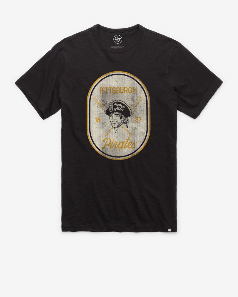 PITTSBURGH PIRATES COOPERSTOWN CROSS PATCH '47 SCRUM TEE