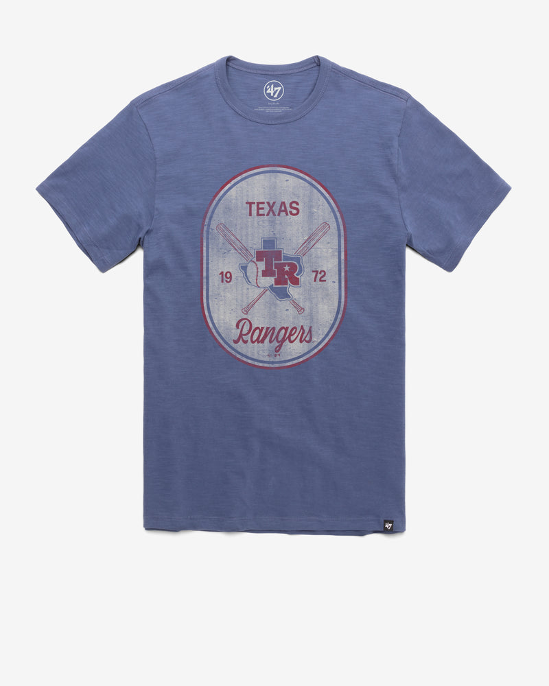 TEXAS RANGERS COOPERSTOWN CROSS PATCH '47 SCRUM TEE