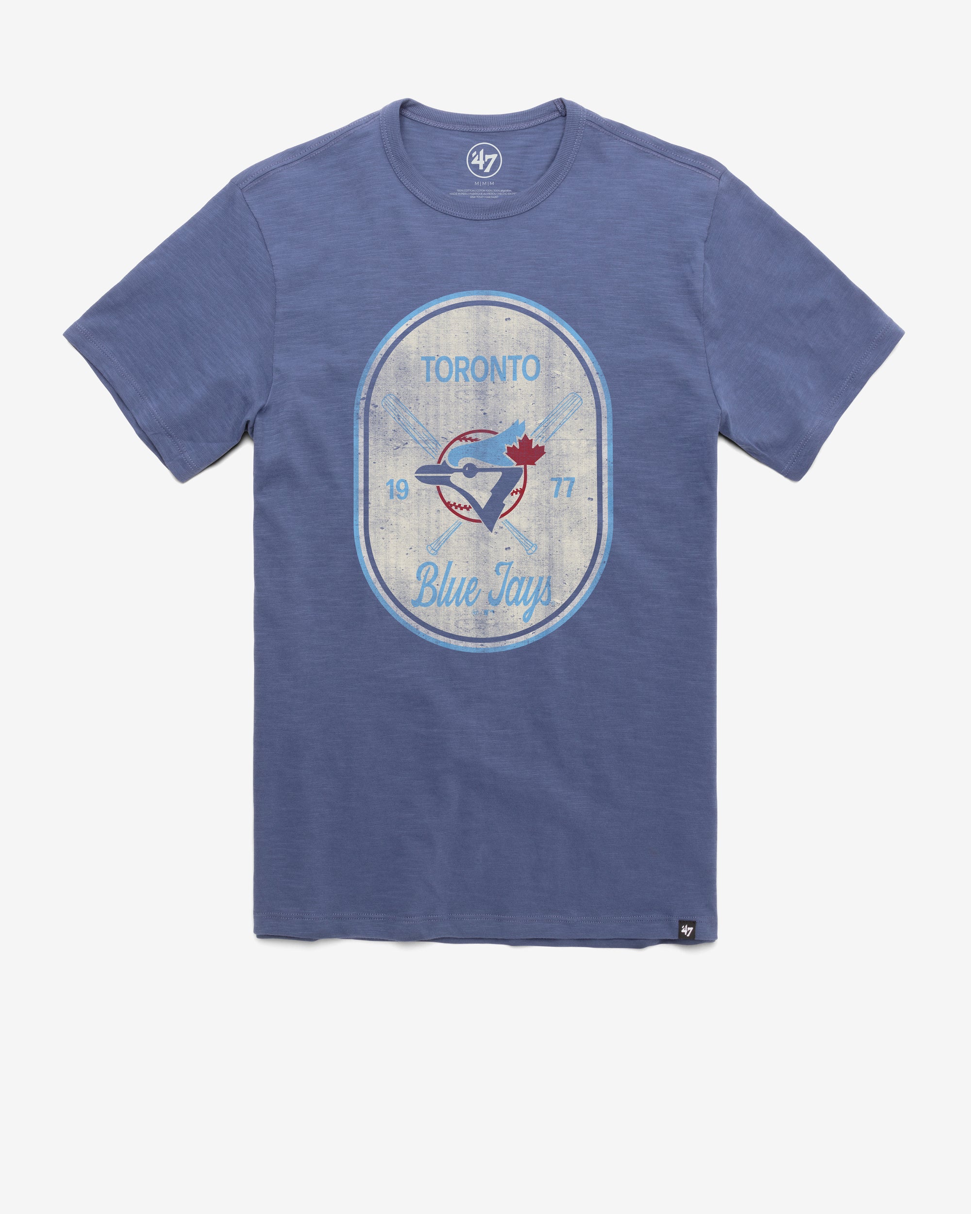TORONTO BLUE JAYS COOPERSTOWN CROSS PATCH '47 SCRUM TEE