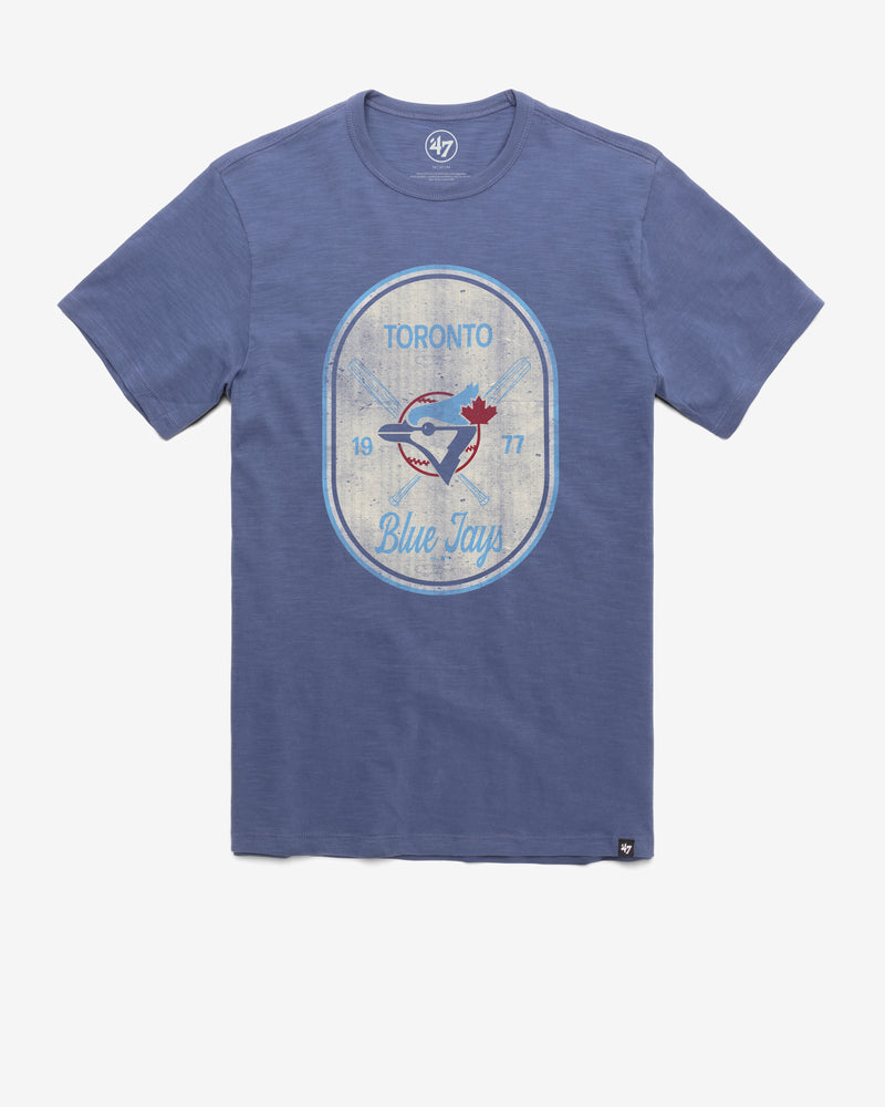 TORONTO BLUE JAYS COOPERSTOWN CROSS PATCH '47 SCRUM TEE
