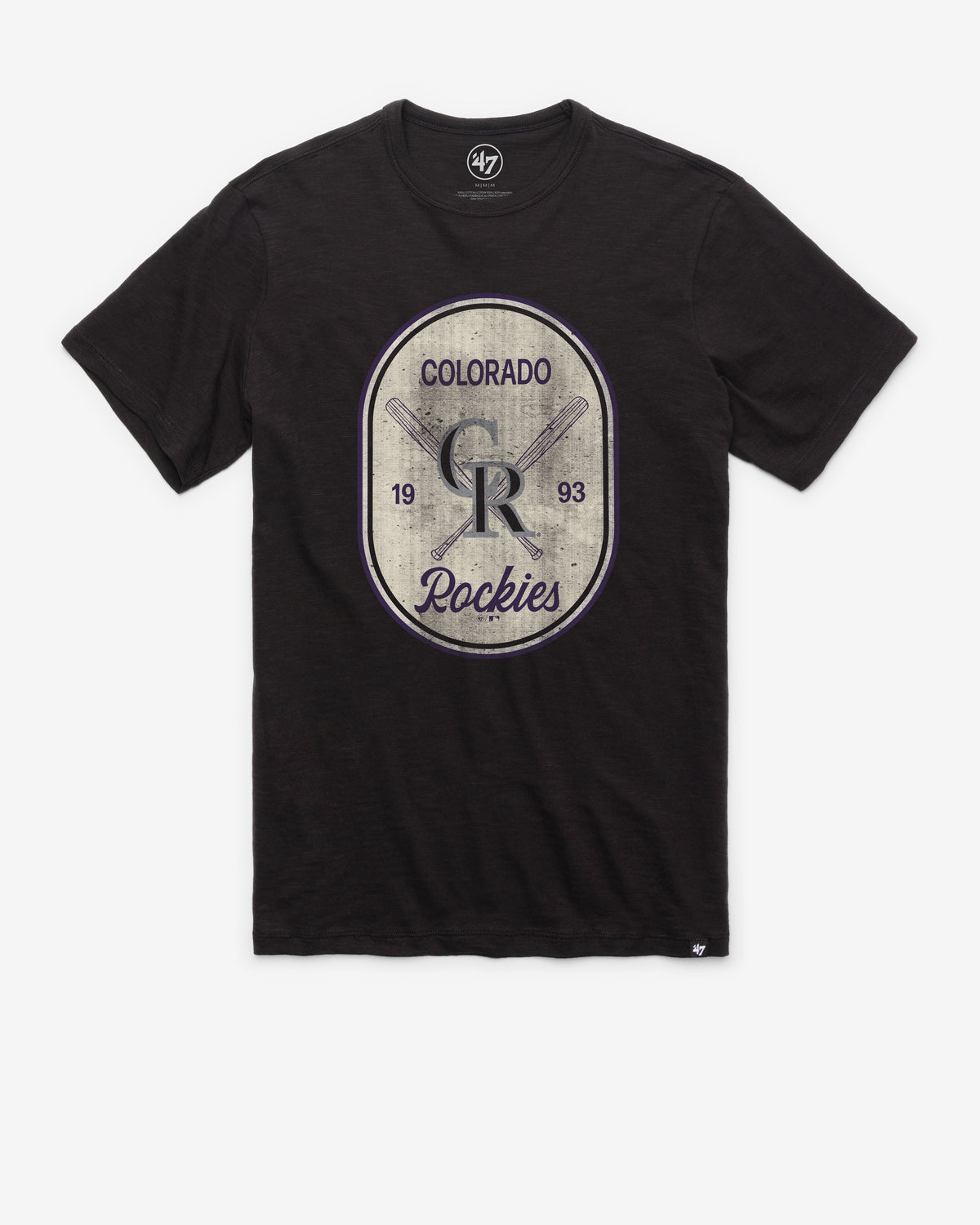 COLORADO ROCKIES COOPERSTOWN CROSS PATCH '47 SCRUM TEE
