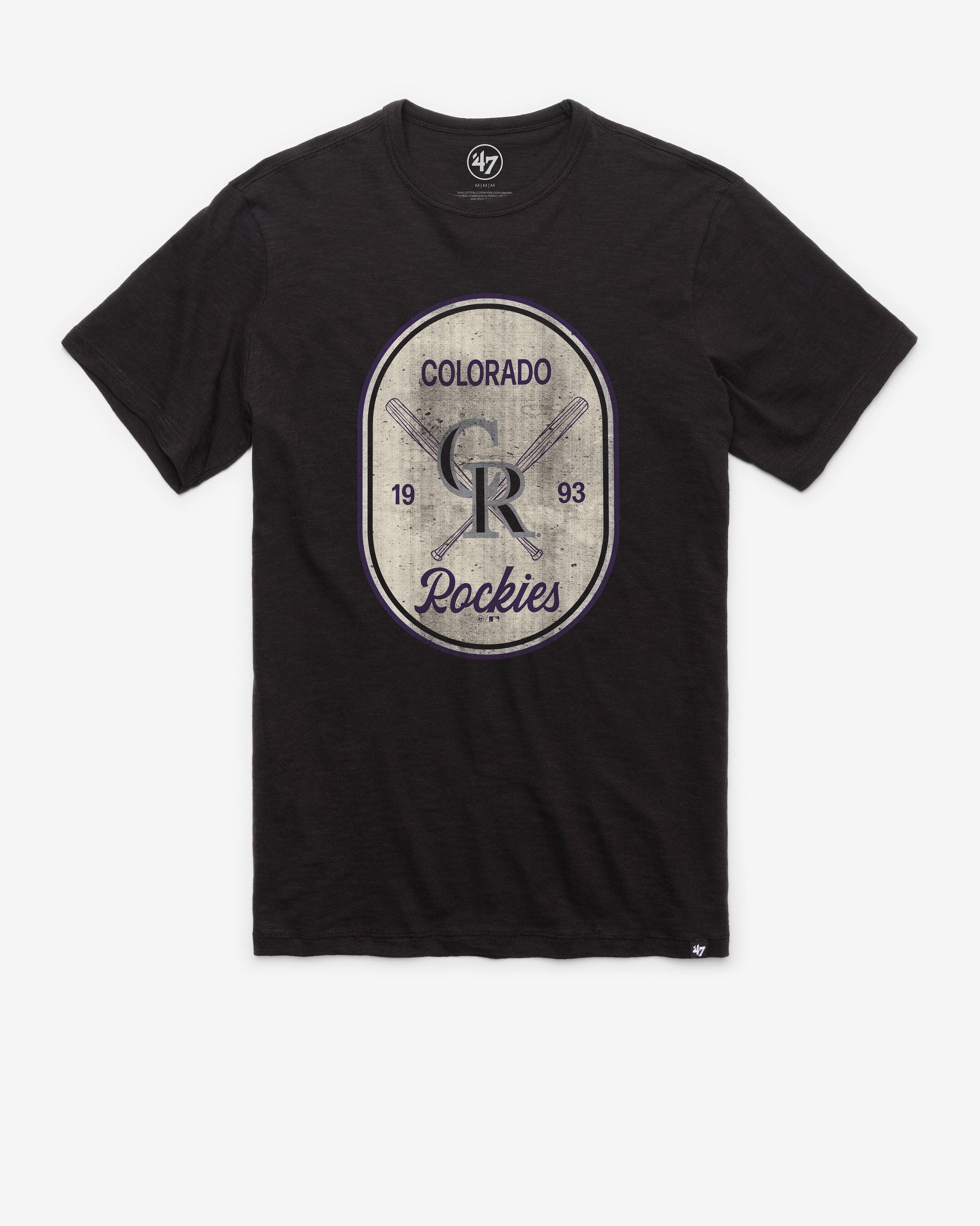 COLORADO ROCKIES COOPERSTOWN CROSS PATCH '47 SCRUM TEE