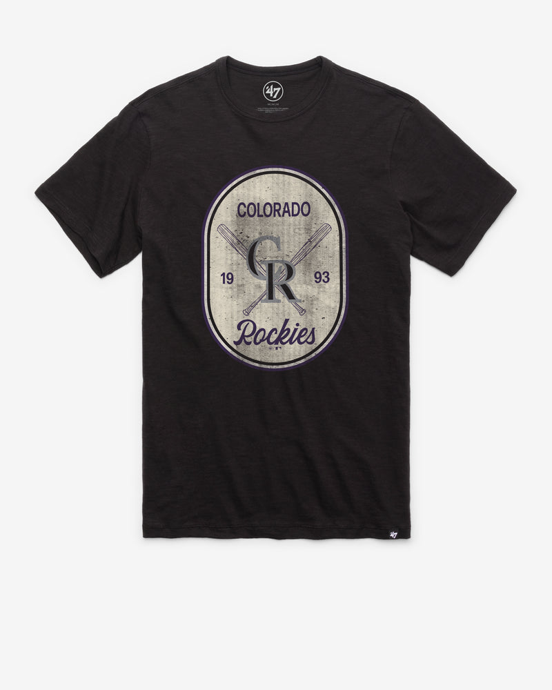 COLORADO ROCKIES COOPERSTOWN CROSS PATCH '47 SCRUM TEE