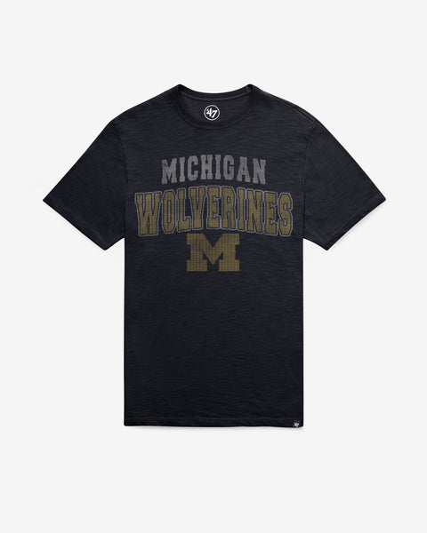 MICHIGAN WOLVERINES STADIUM WAVE '47 SCRUM TEE