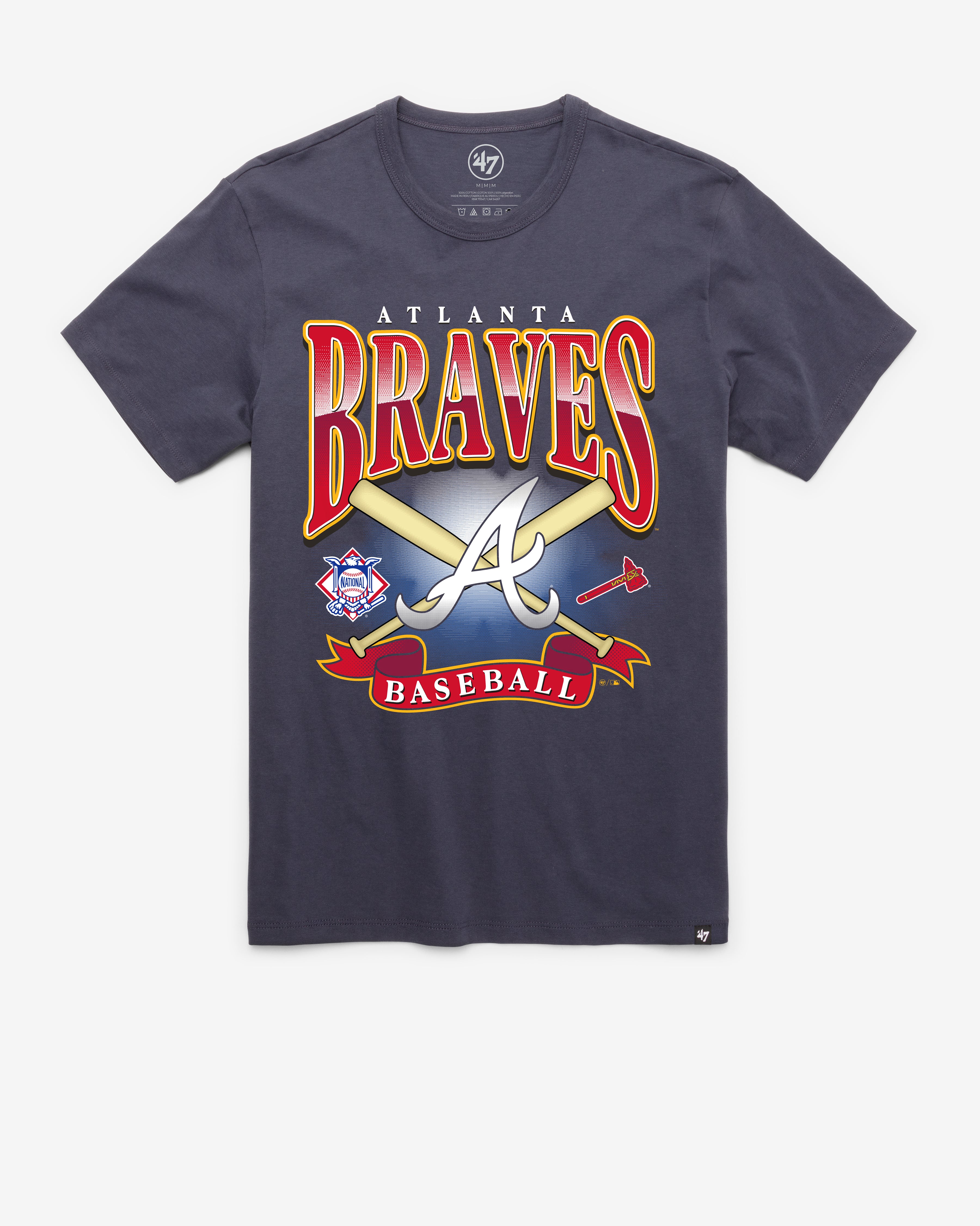 ATLANTA BRAVES CHROMETOWN '47 FRANKLIN TEE - Blue