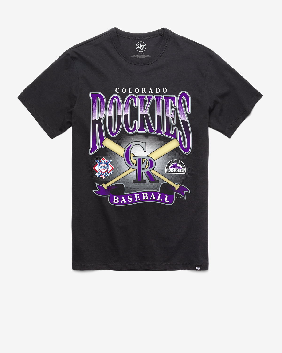 COLORADO ROCKIES CHROMETOWN '47 FRANKLIN TEE