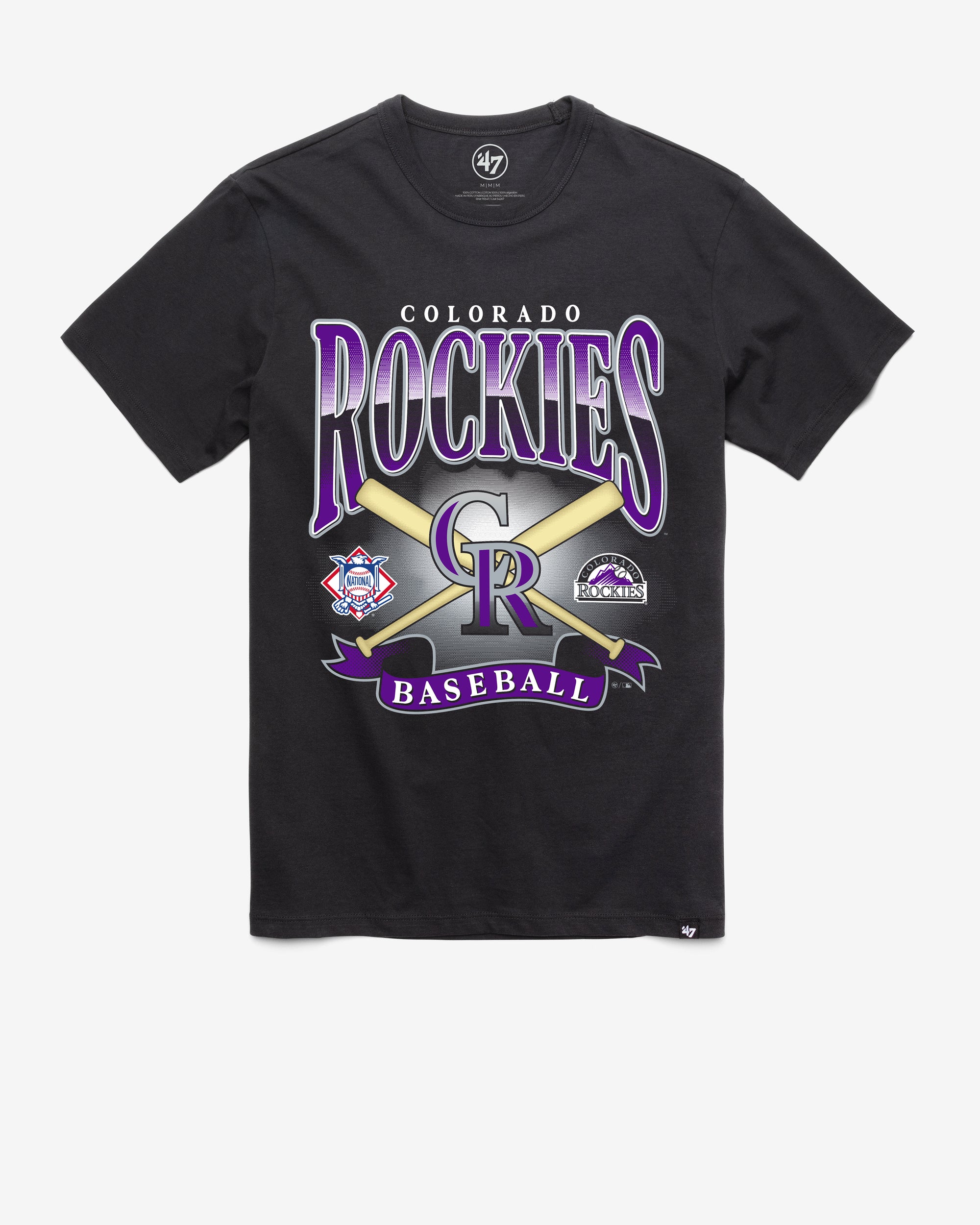 COLORADO ROCKIES CHROMETOWN '47 FRANKLIN TEE
