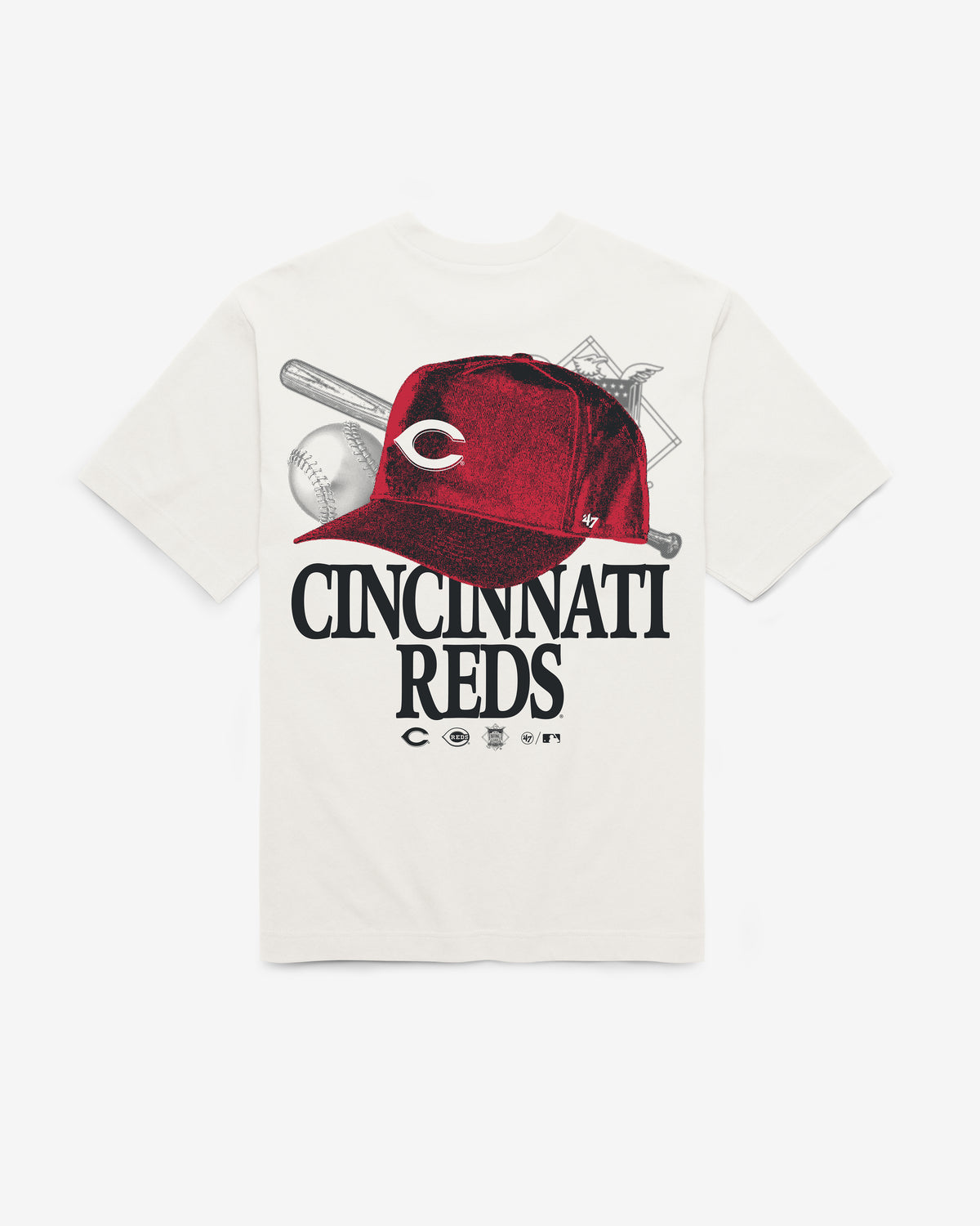 CINCINNATI REDS IN THE PAPER '47 FOUNDATION TEE