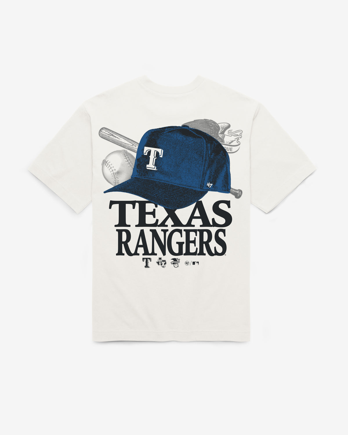 TEXAS RANGERS IN THE PAPER '47 FOUNDATION TEE