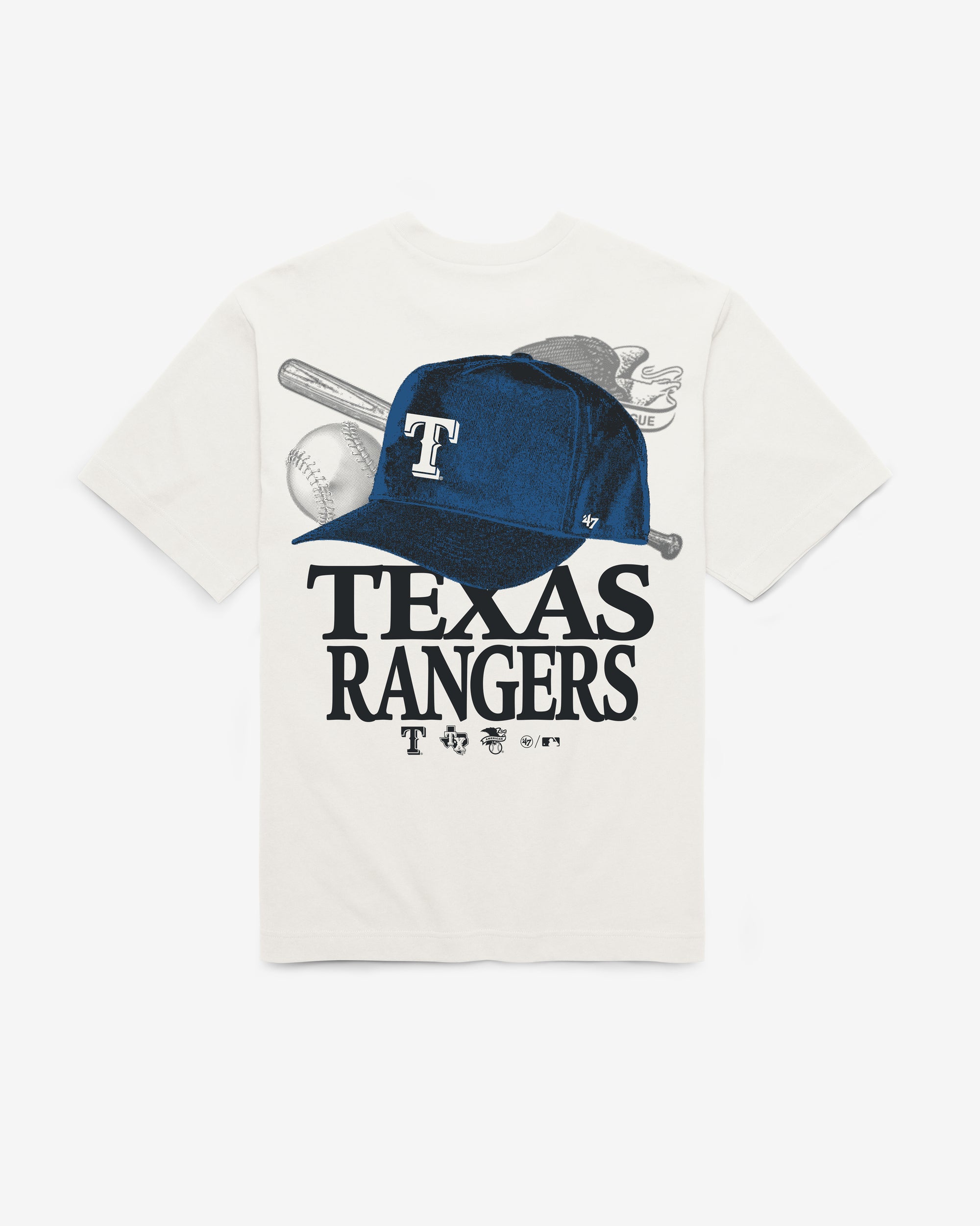 TEXAS RANGERS IN THE PAPER '47 FOUNDATION TEE